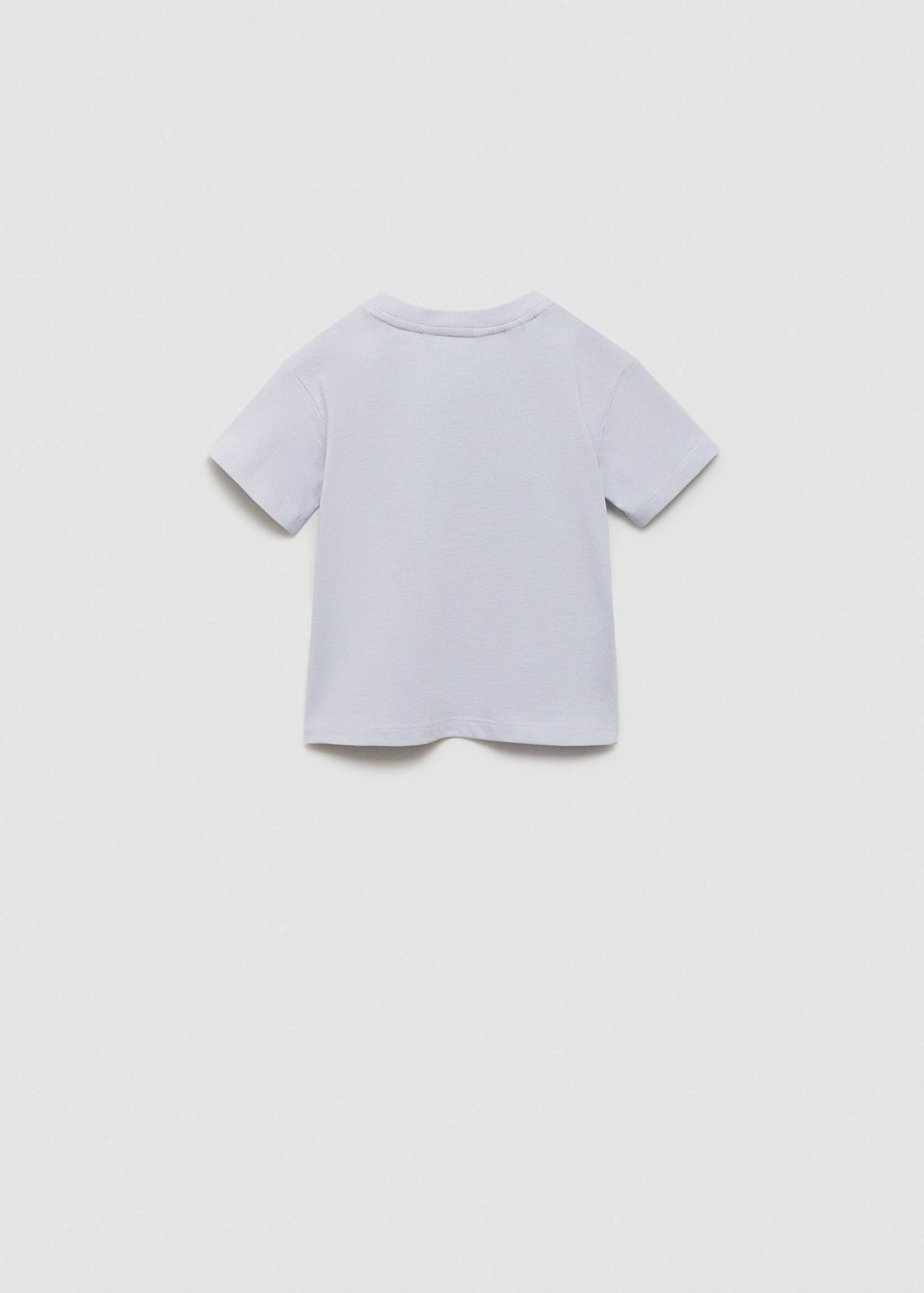 Printed cotton-blend T-shirt - Reverse of the article