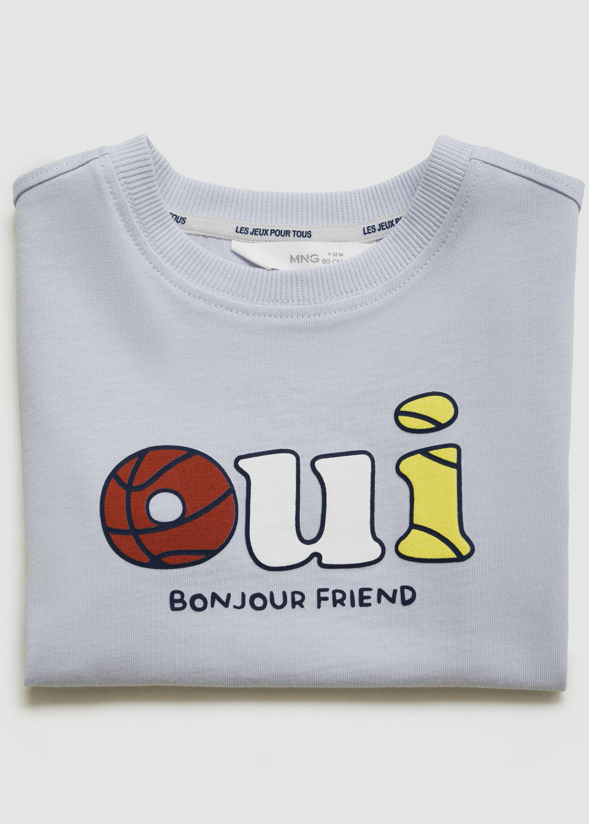 Printed cotton-blend T-shirt - Details of the article 0