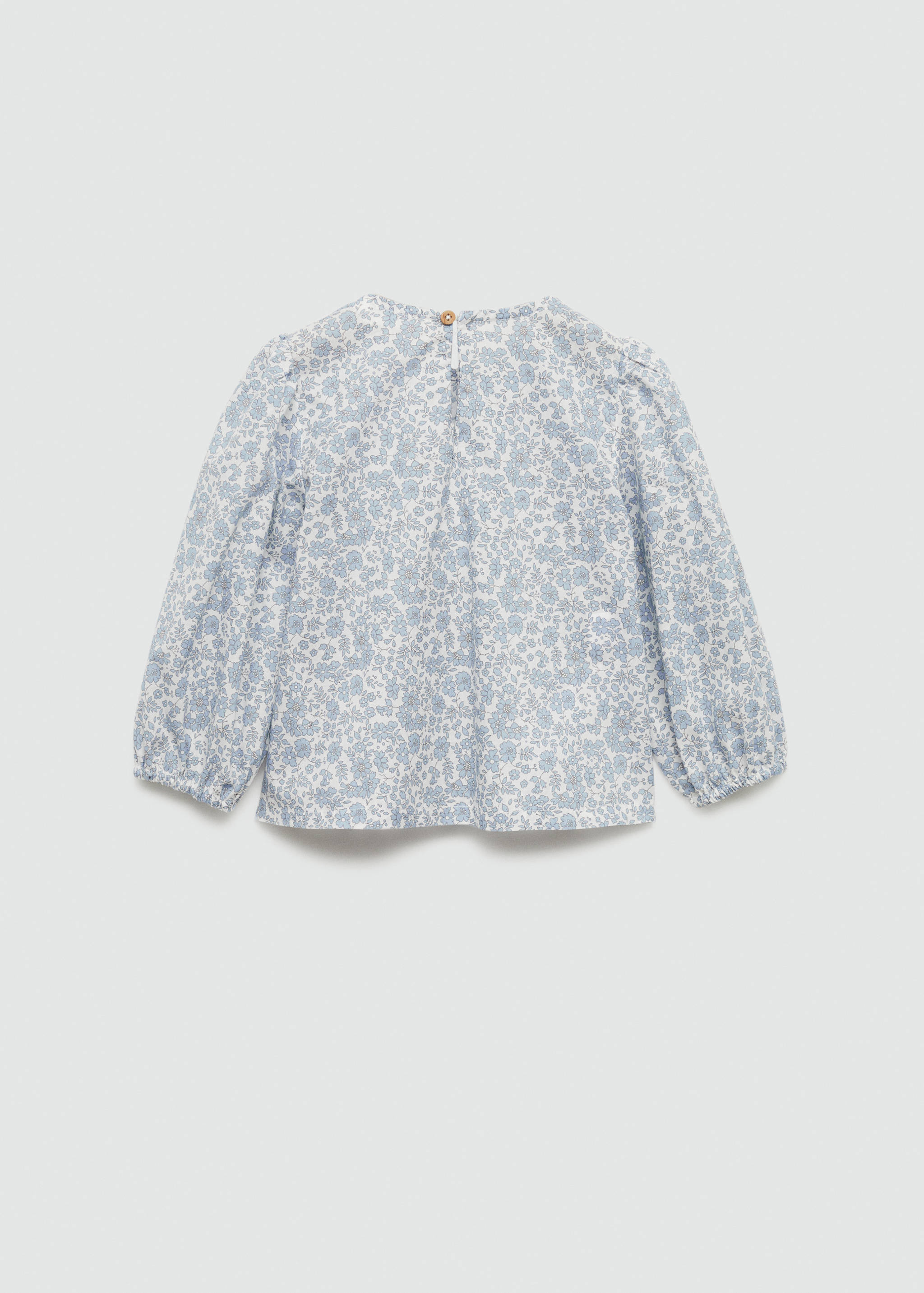 Floral print blouse - Reverse of the article