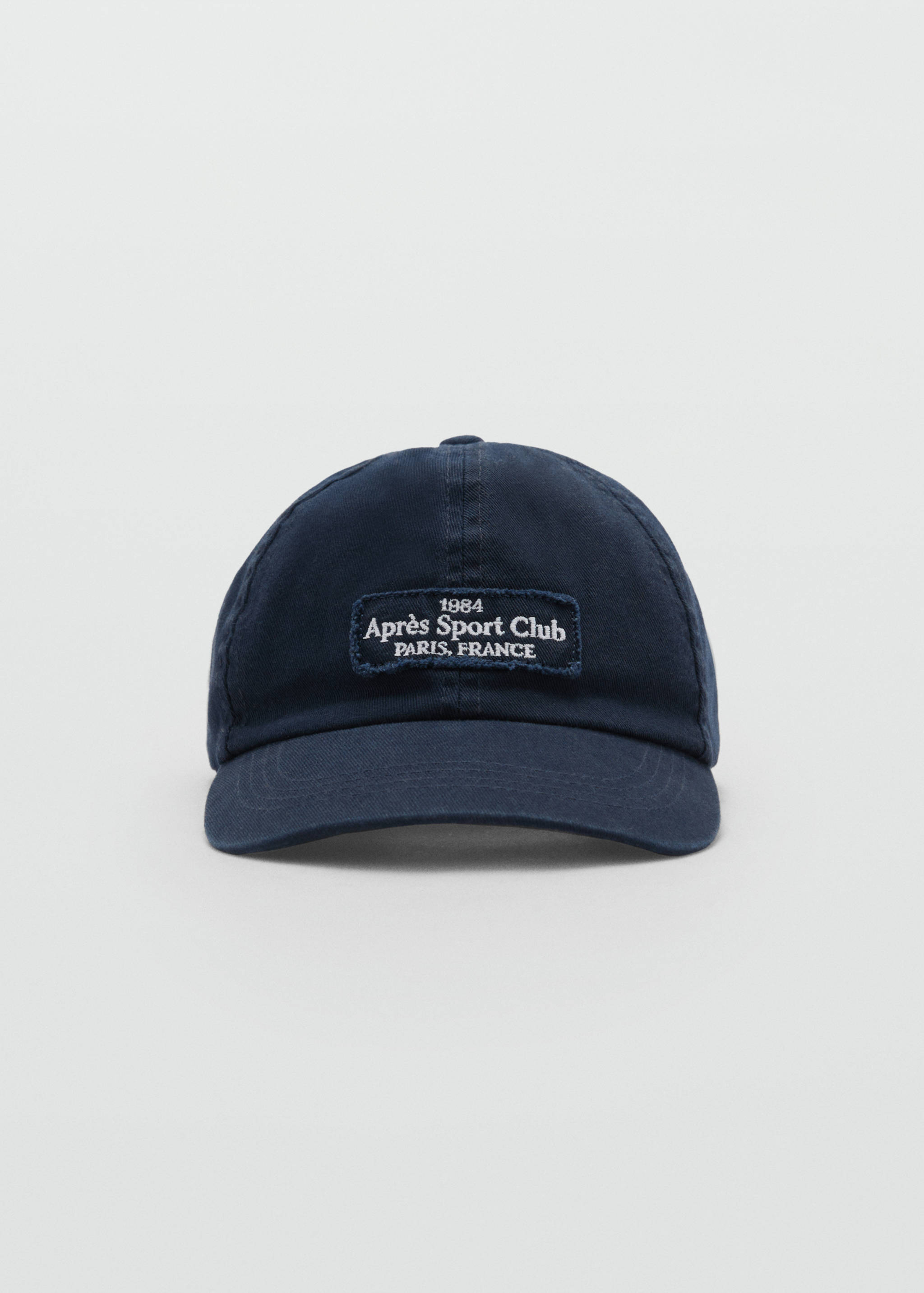 Embroidered message cap - Medium plane