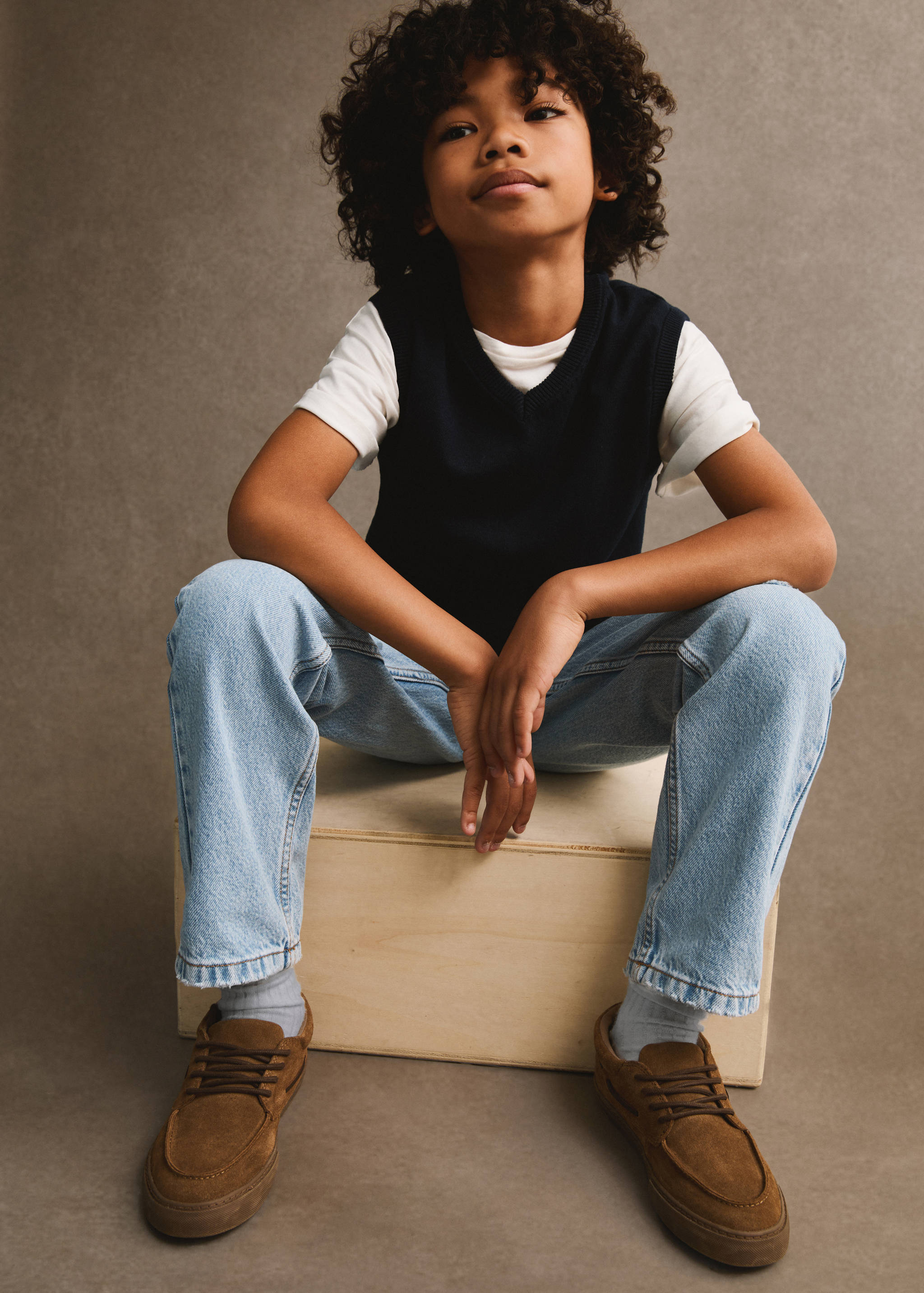 Knitted cotton vest - Details of the article 5