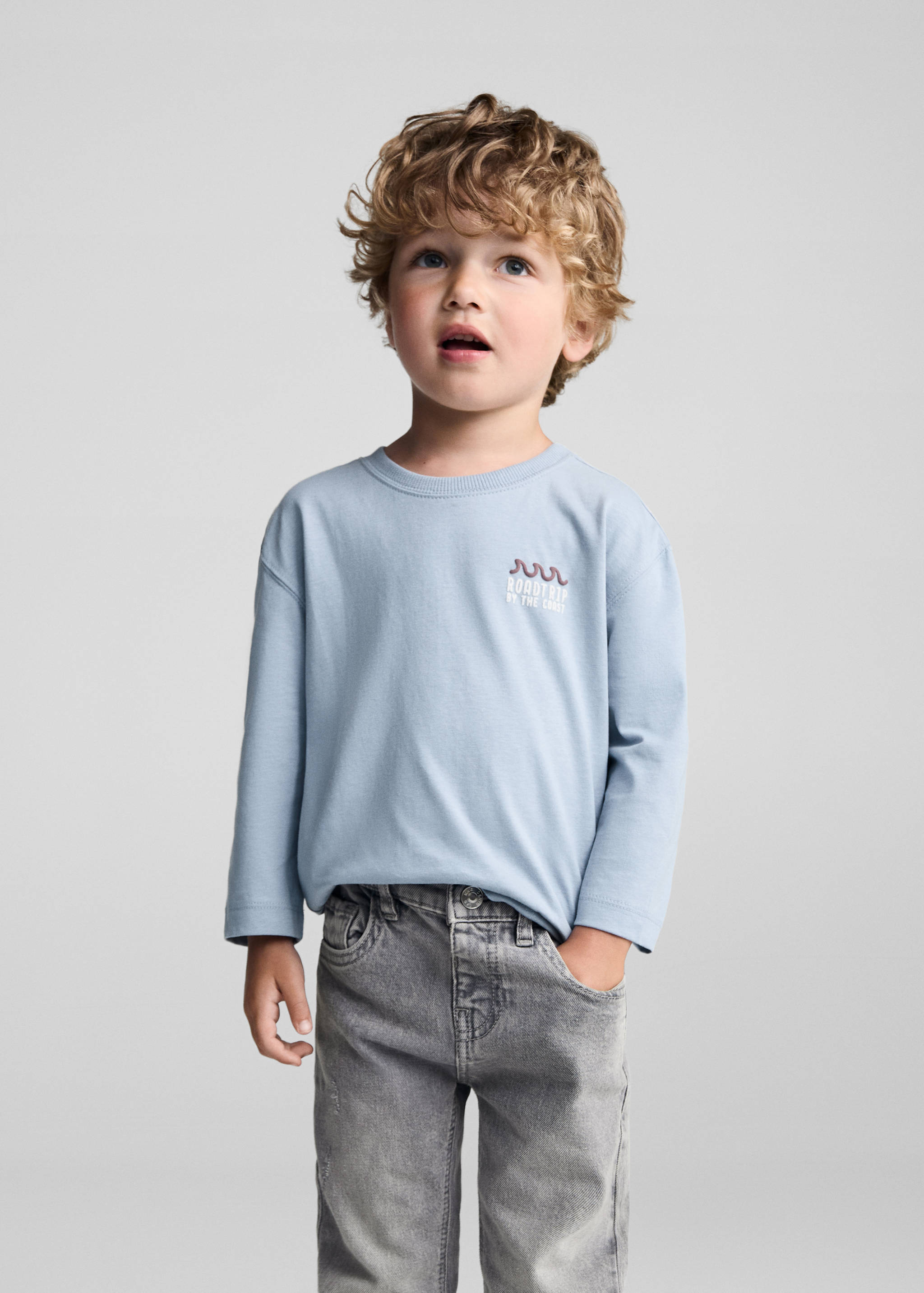 Drawstring waist jeans - Medium plane