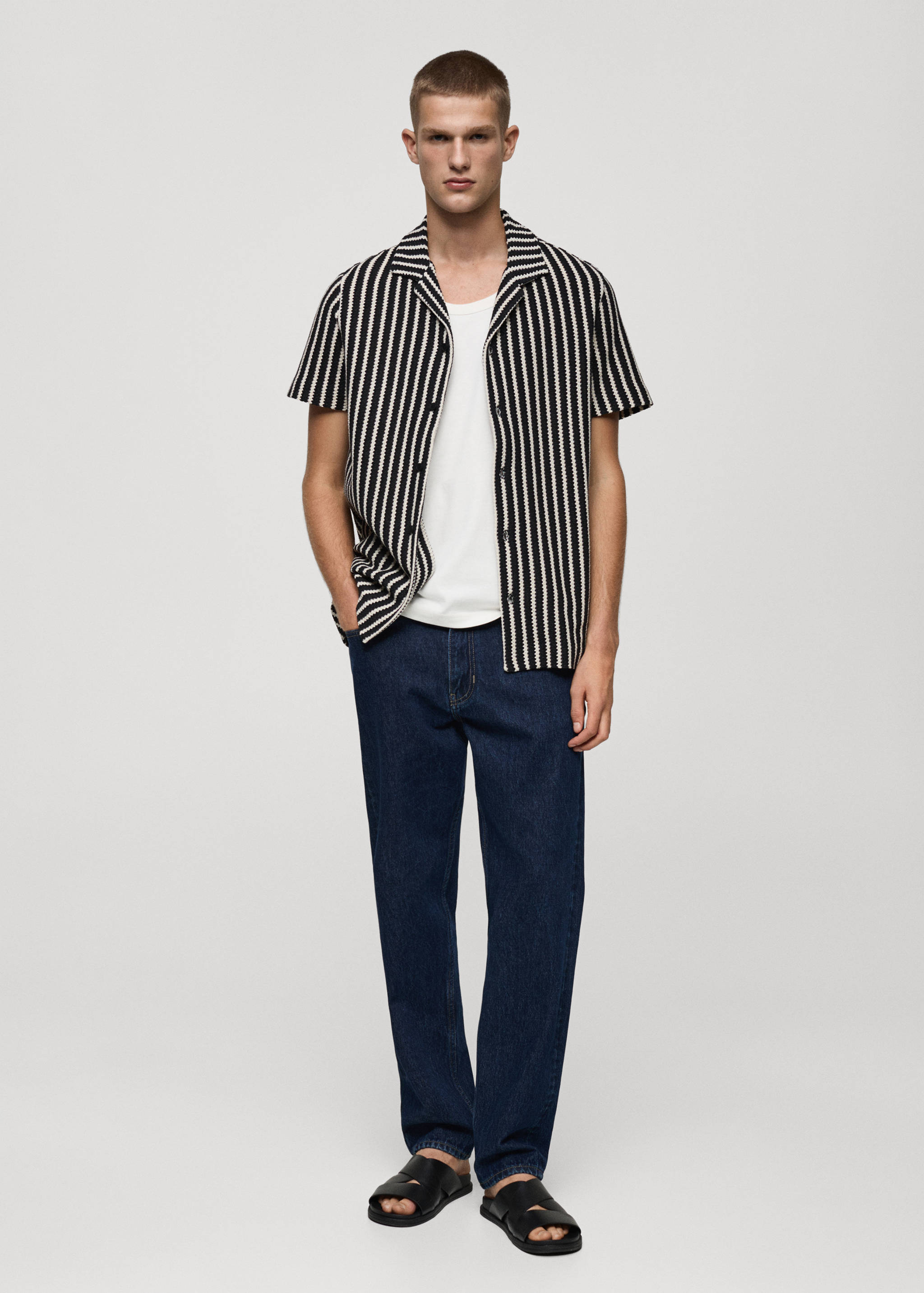 Crochet knitted shirt - General plane