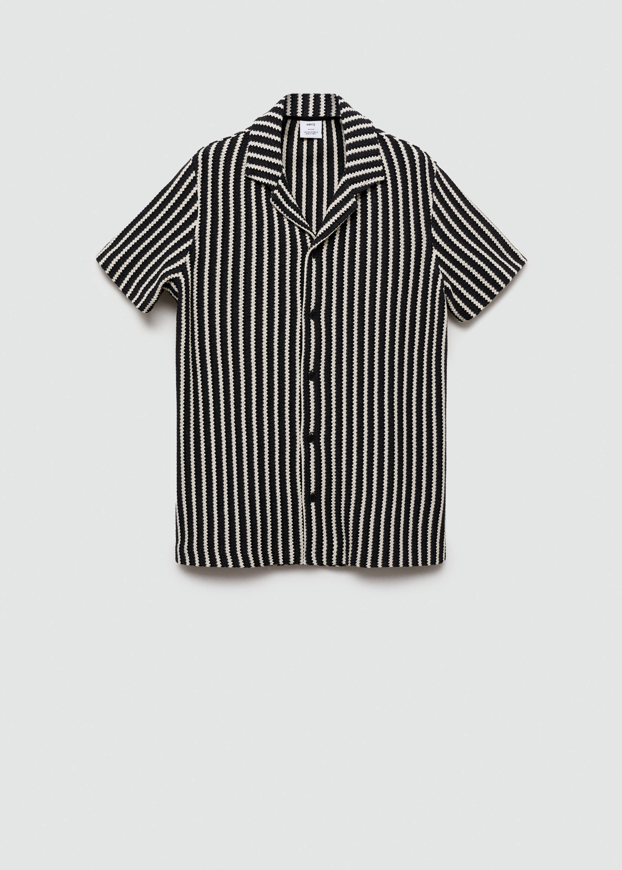 Crochet knitted shirt - Article without model