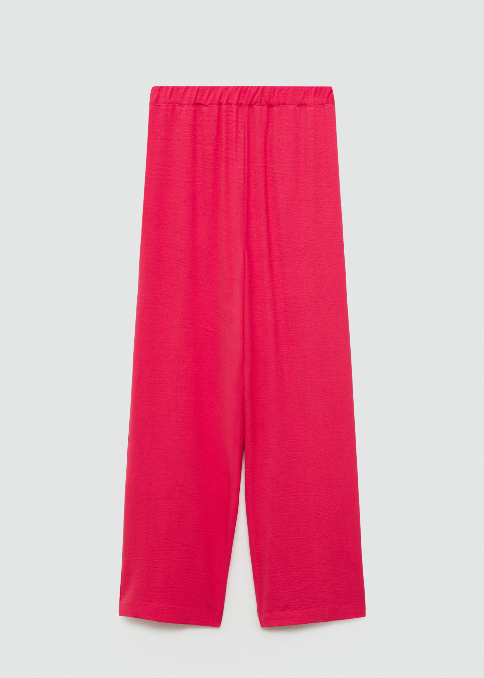 Textured flowy trousers - Article without model