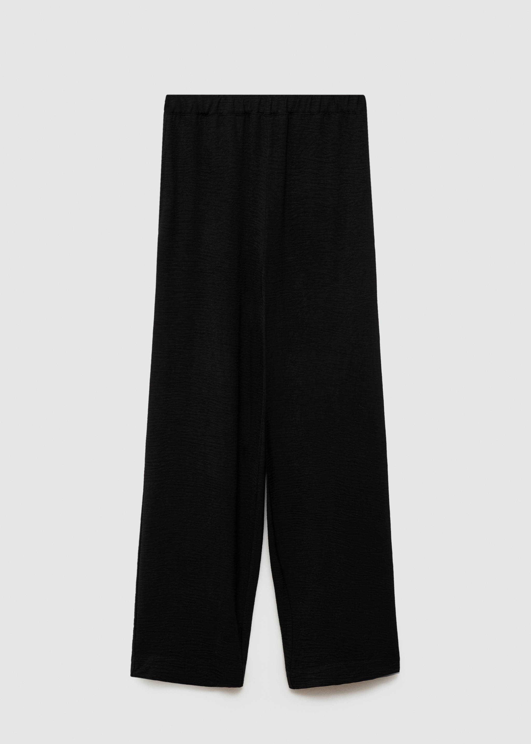 Textured flowy trousers - Article without model