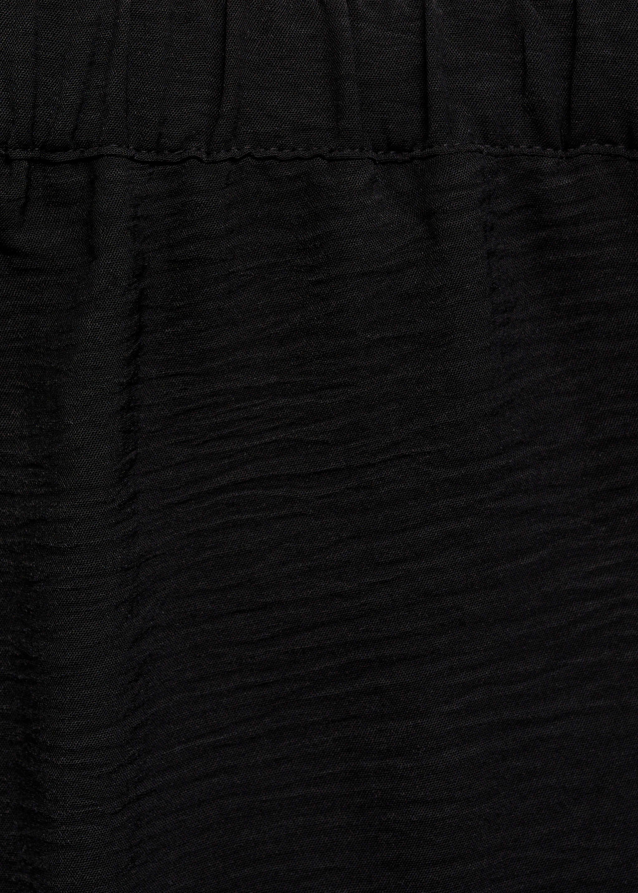 Textured flowy trousers - Details of the article 8