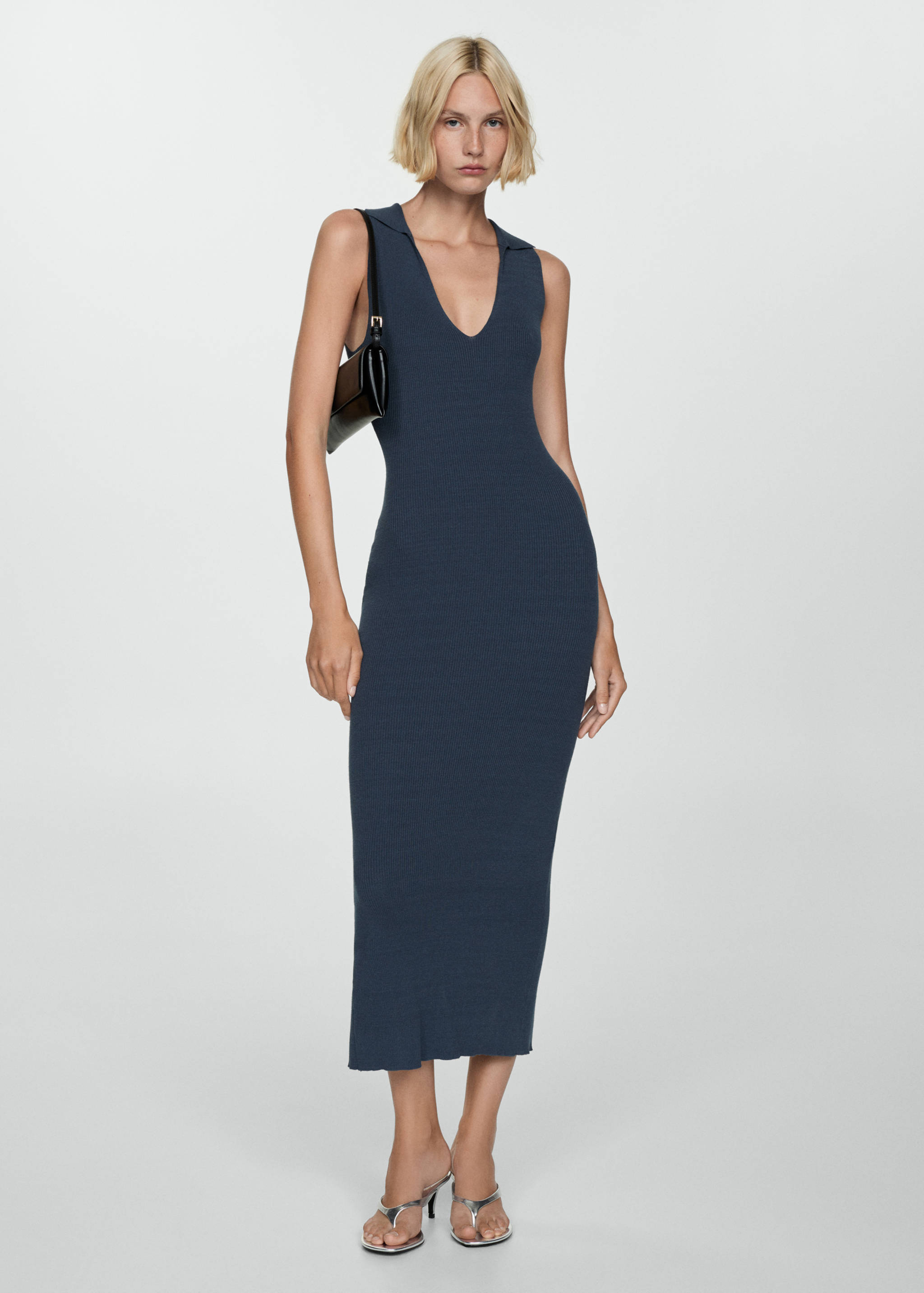 Robe longue maille - Plan général