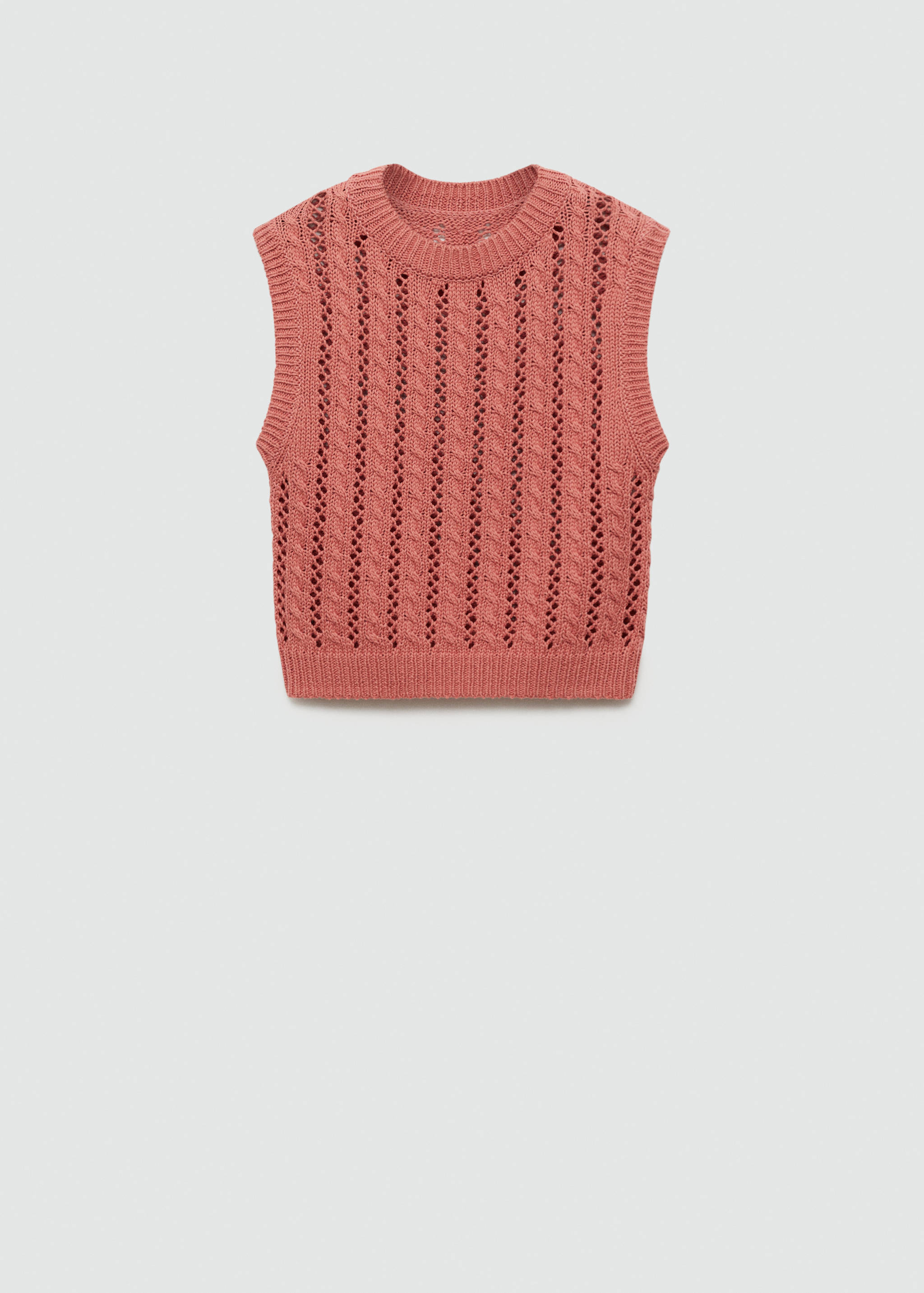 Chaleco punto detalles calados - Artículo sin modelo