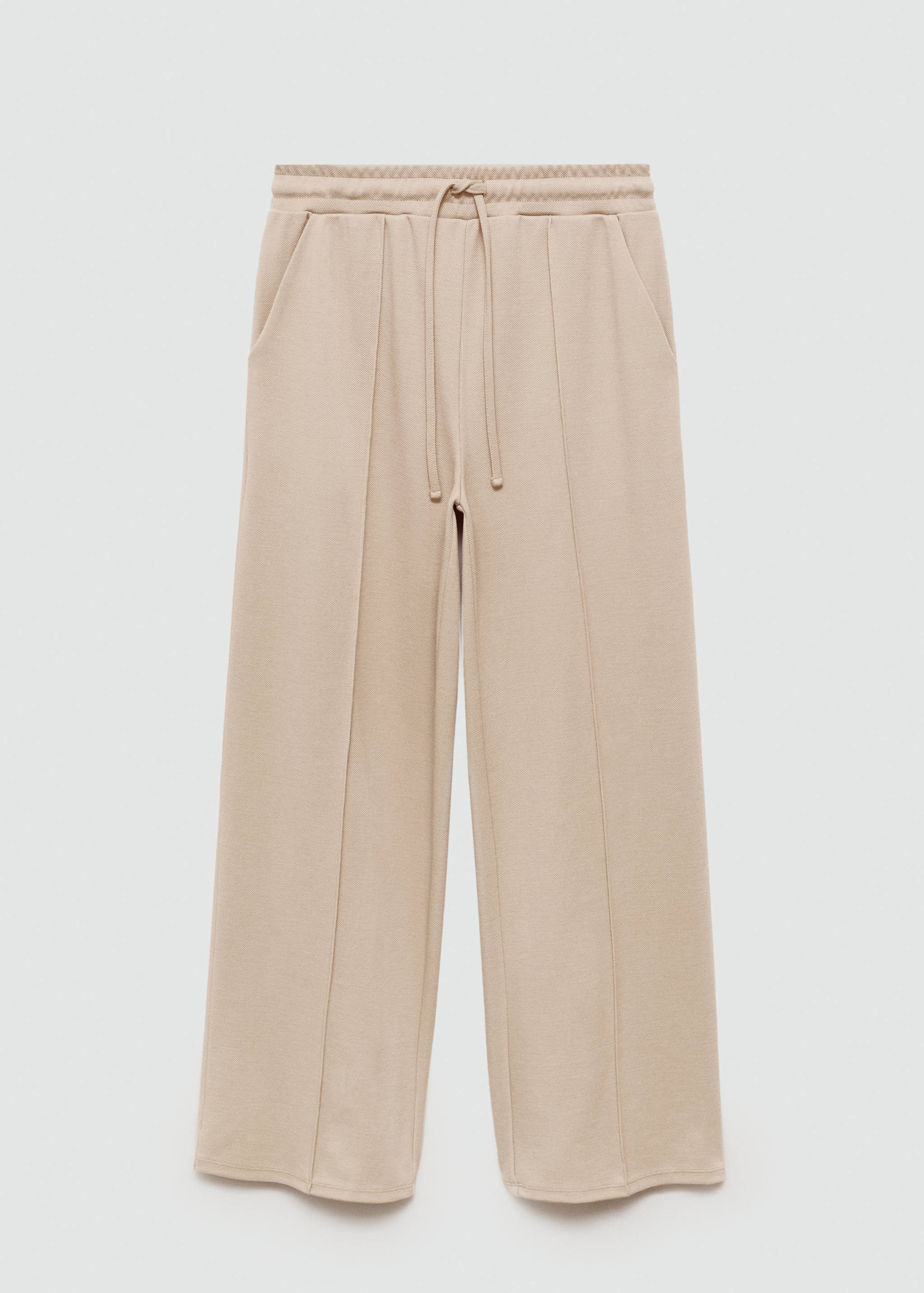 Seam-detail straight-fit trousers - Article without model