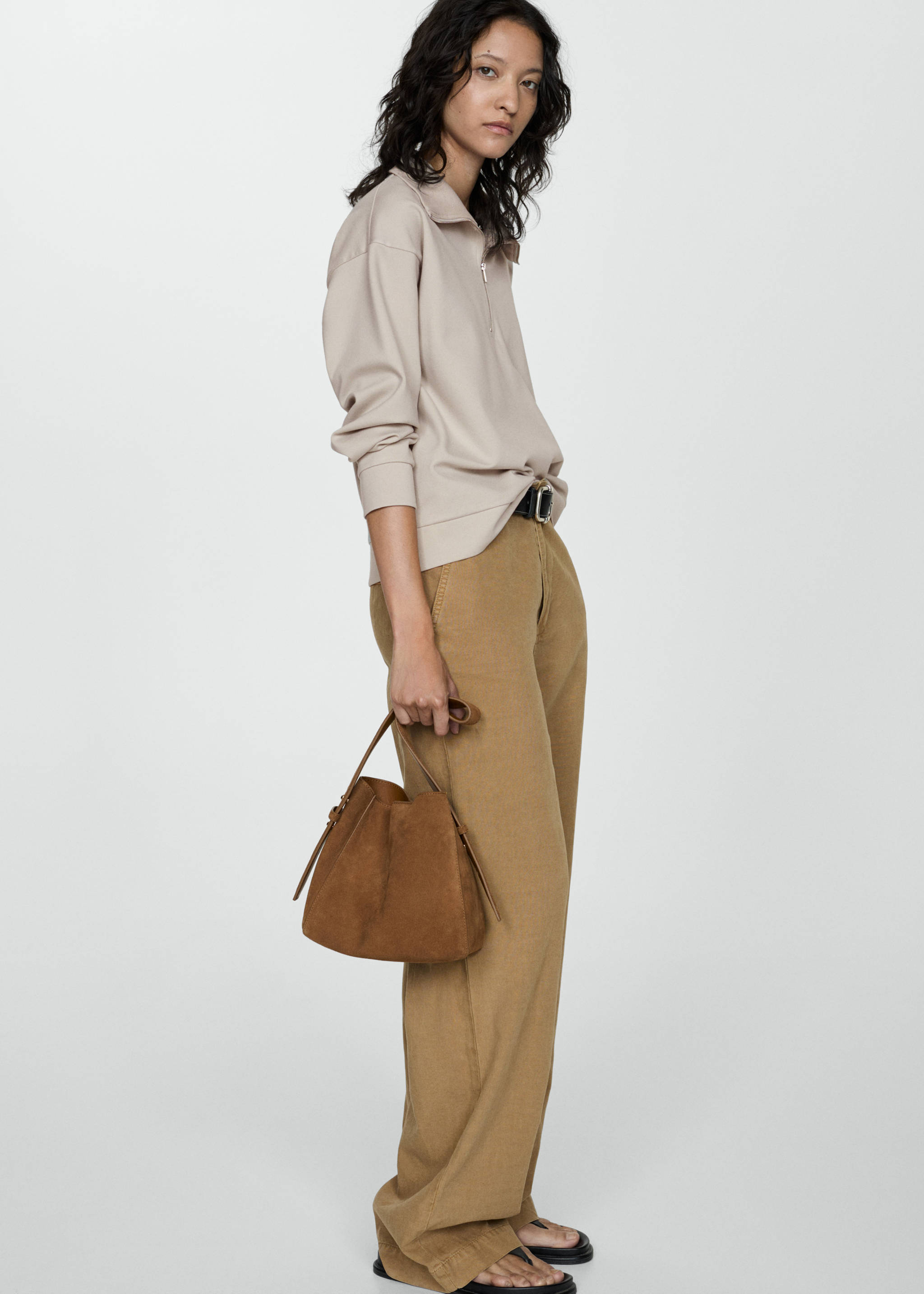 Sweat-shirt col montant zip - Détail de l'article 2