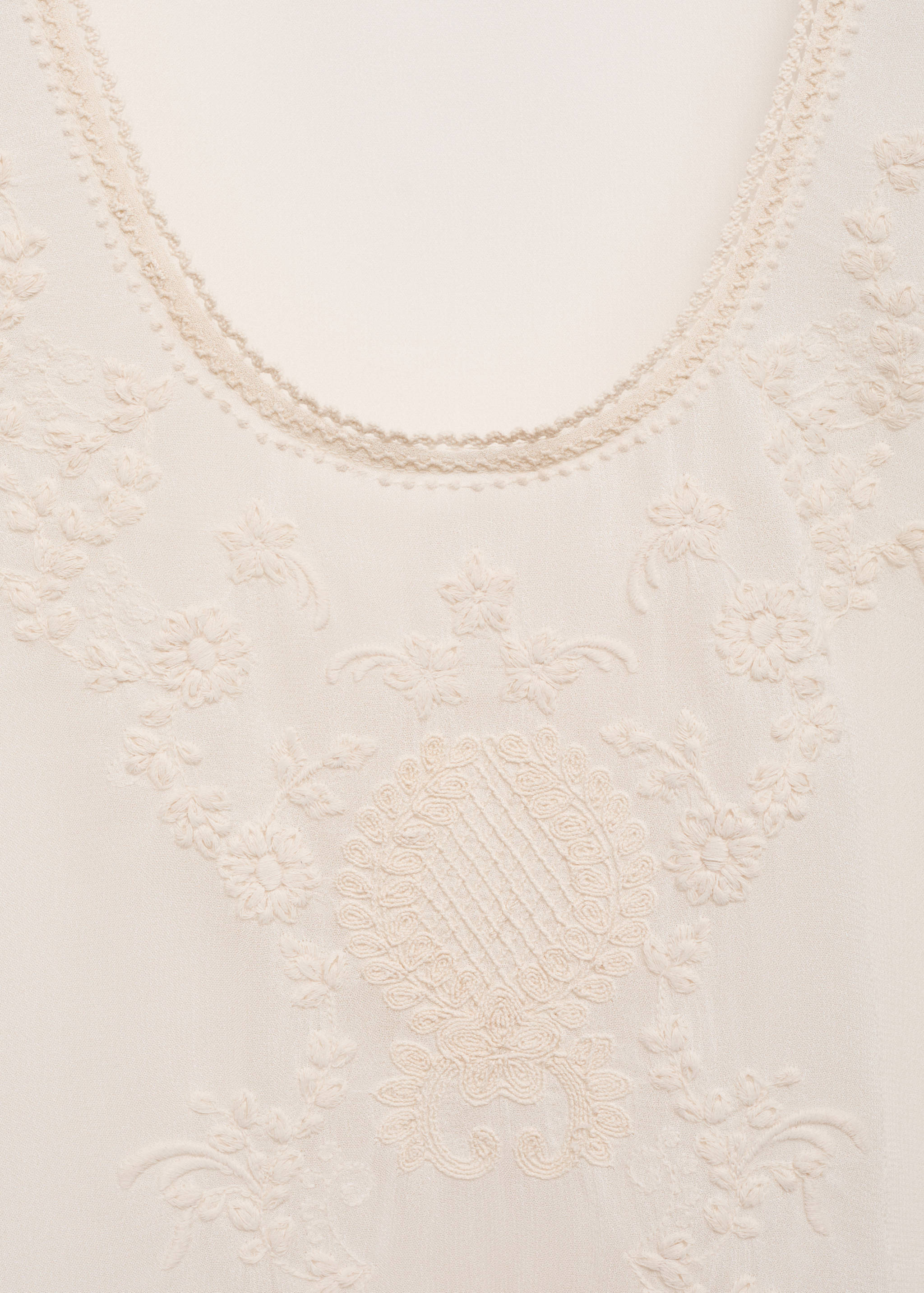 Embroidered strap top - Details of the article 0