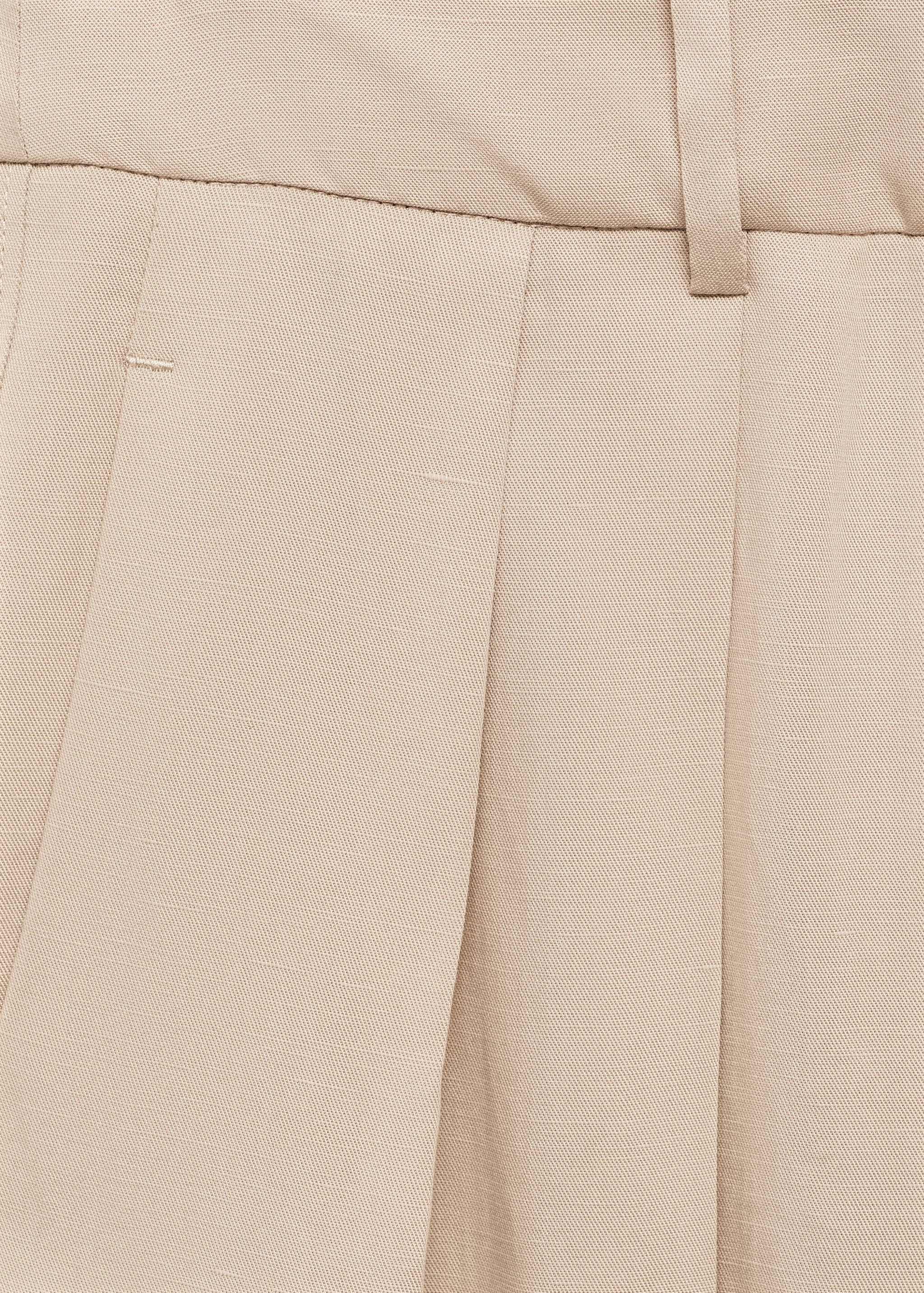 Wideleg lyocell trousers - Details of the article 8