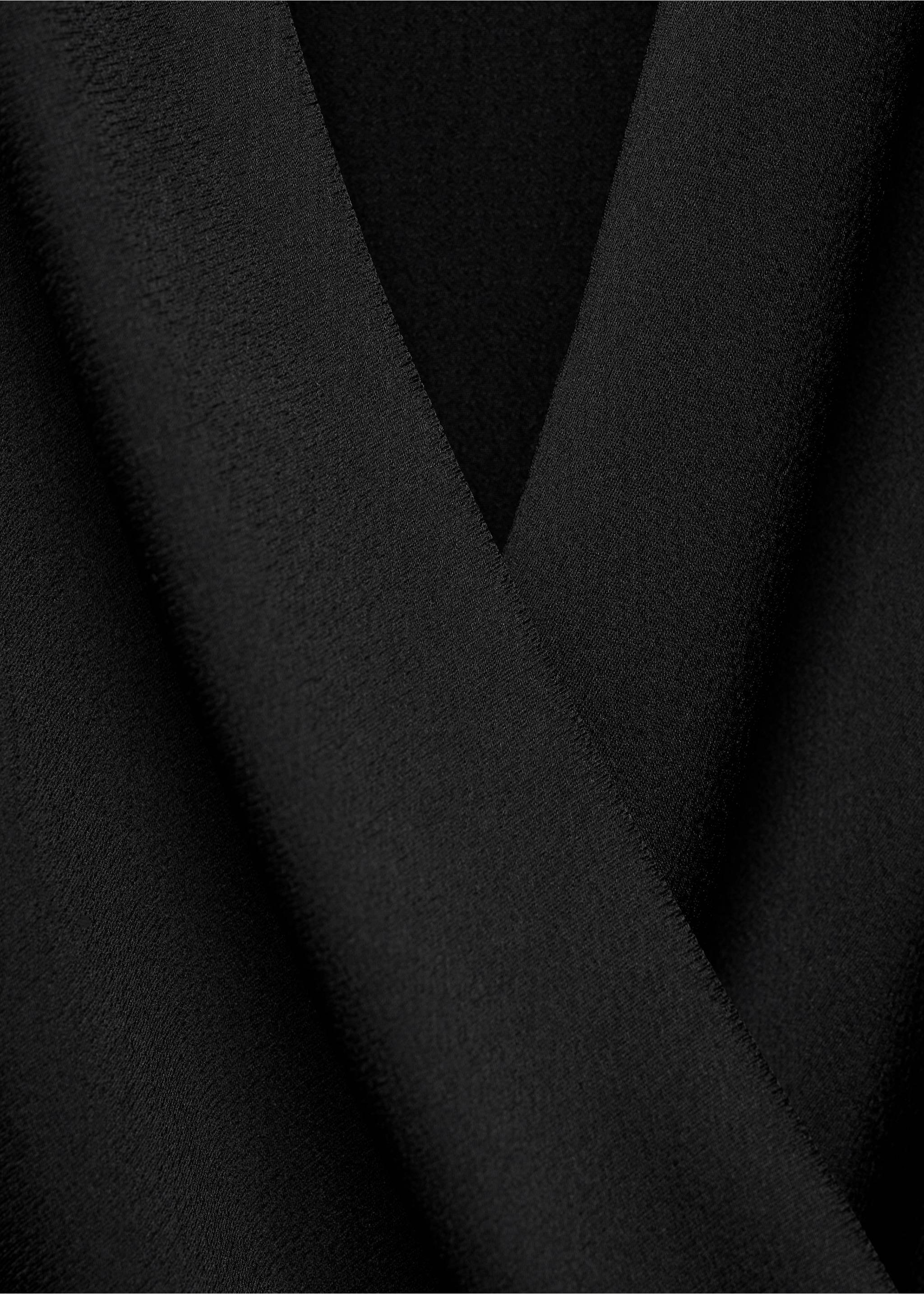Blusa sin mangas cruzada - Detalle del artículo 0, Negro. Ref: 77044028-00.