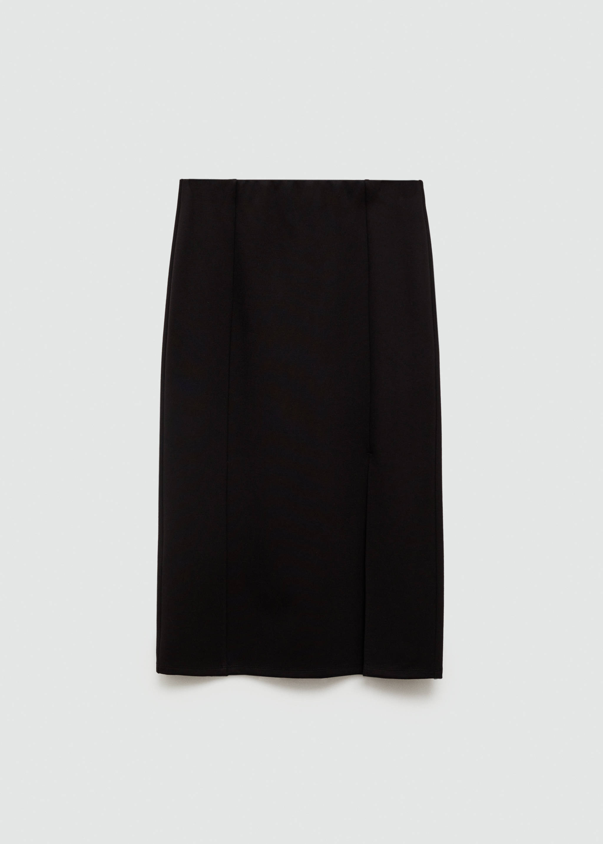 Pencil skirt with Rome-knit opening - Article without model