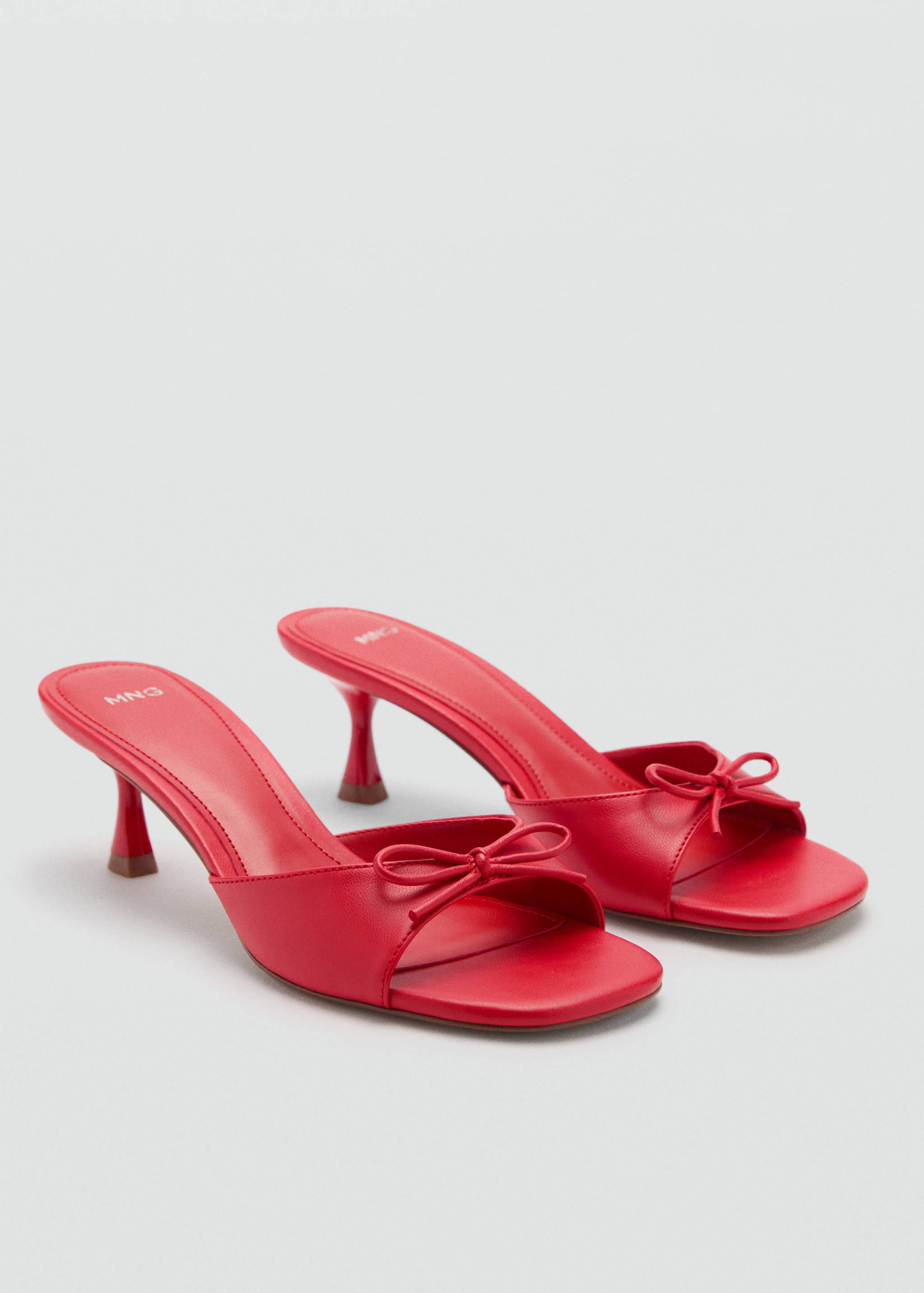 Bow heel sandals - Medium plane