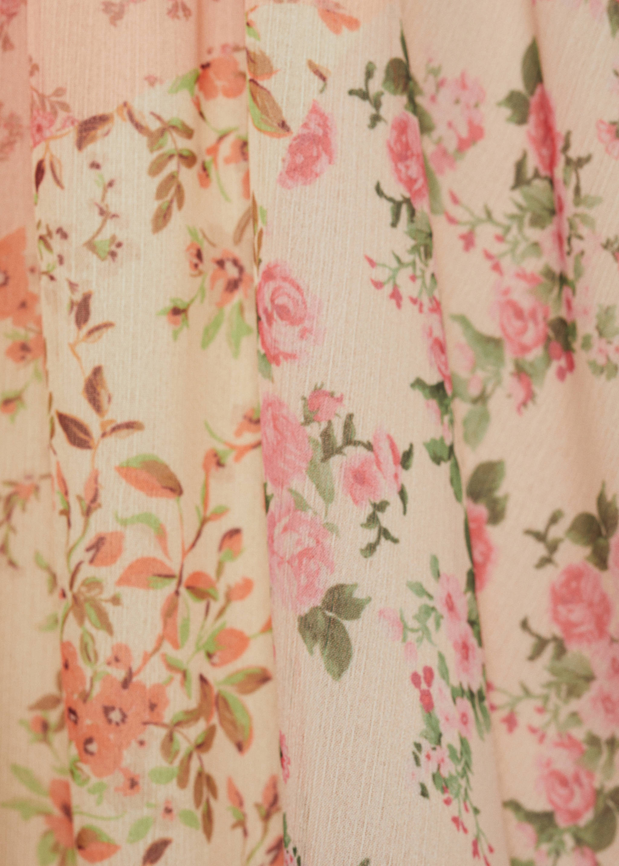 Vestido corto estampado floral - Detalle del artículo 0