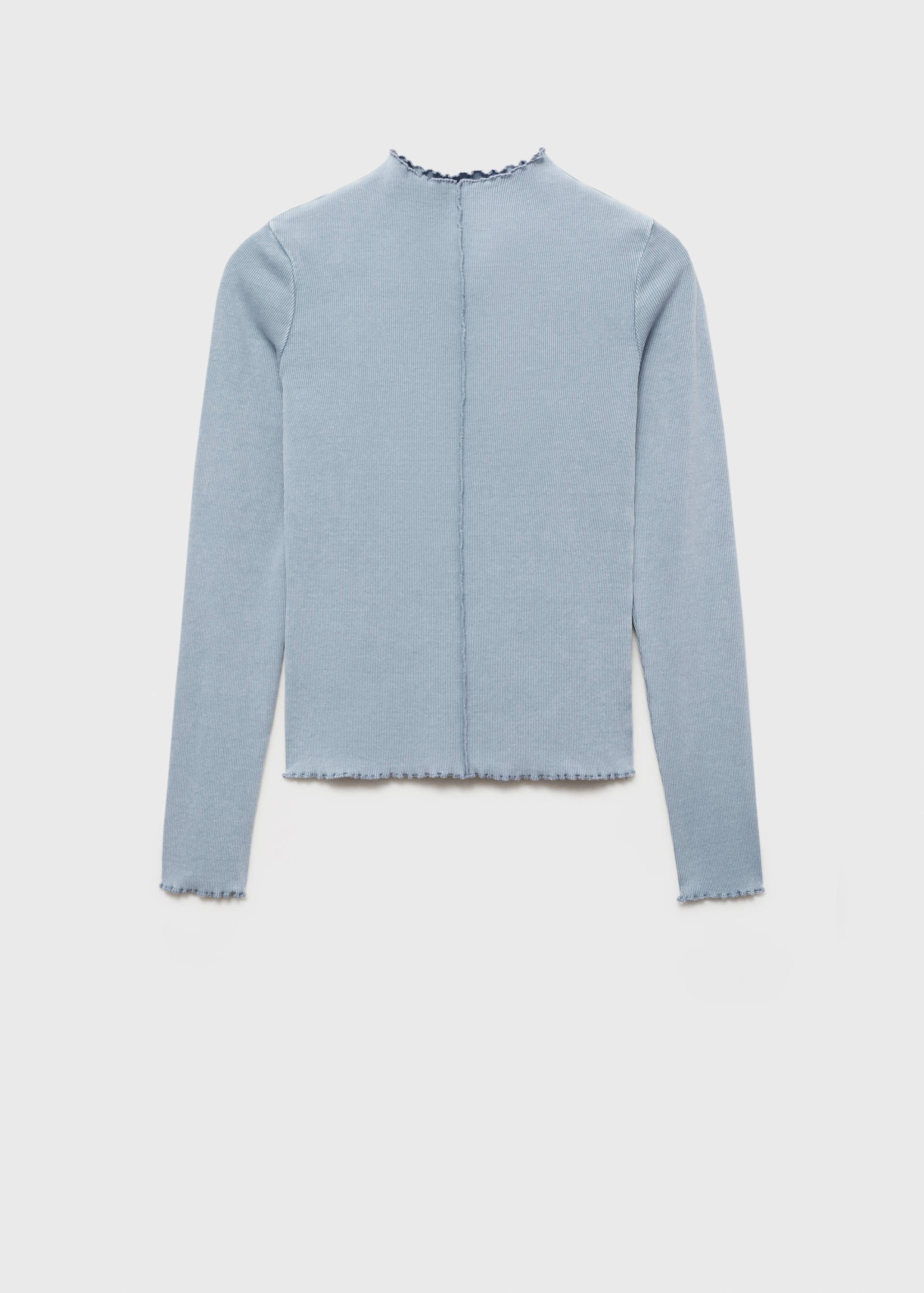 Long-sleeved t-shirt with decorative seams - Article without model