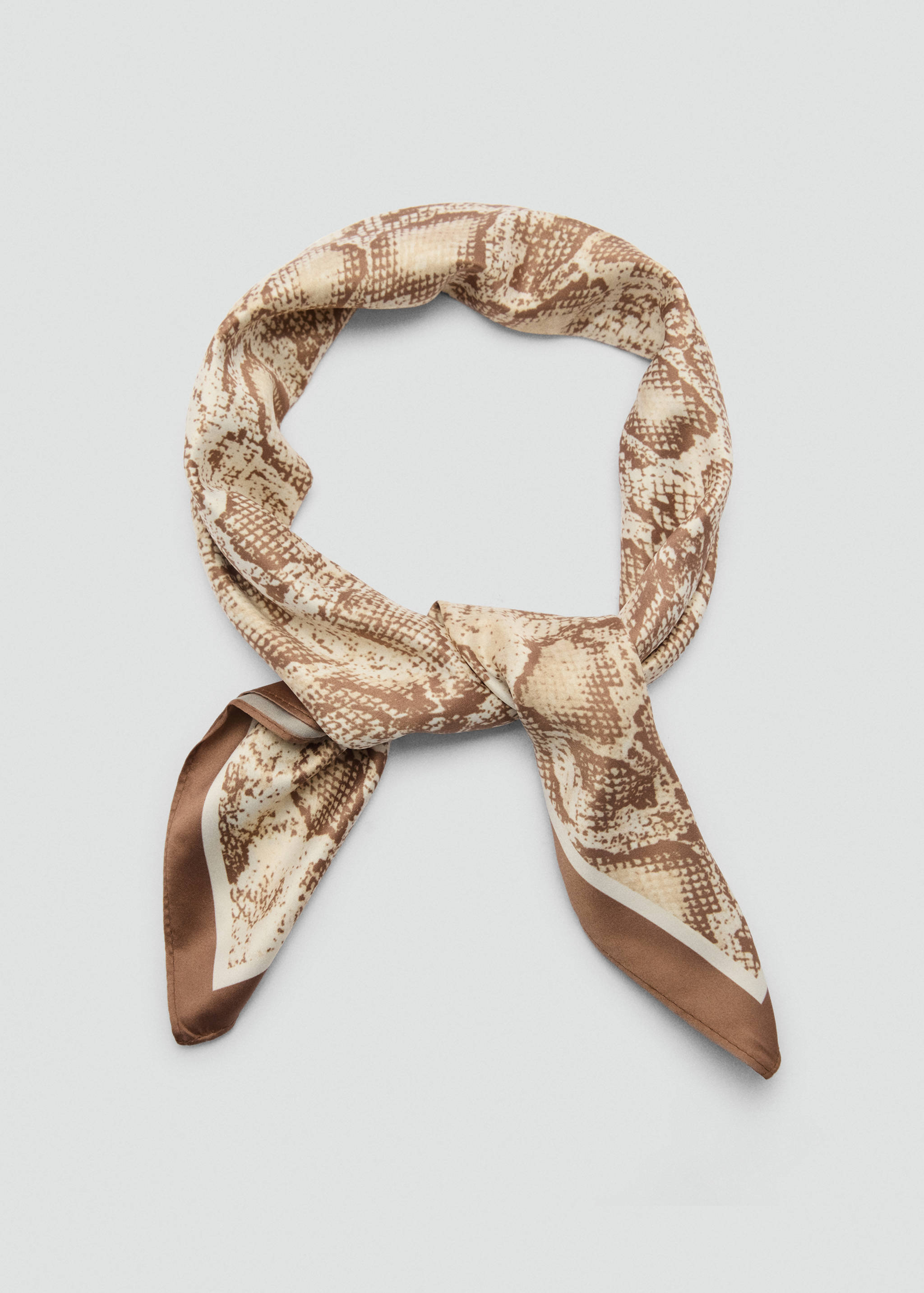 Snake print scarf - Details of the article 1