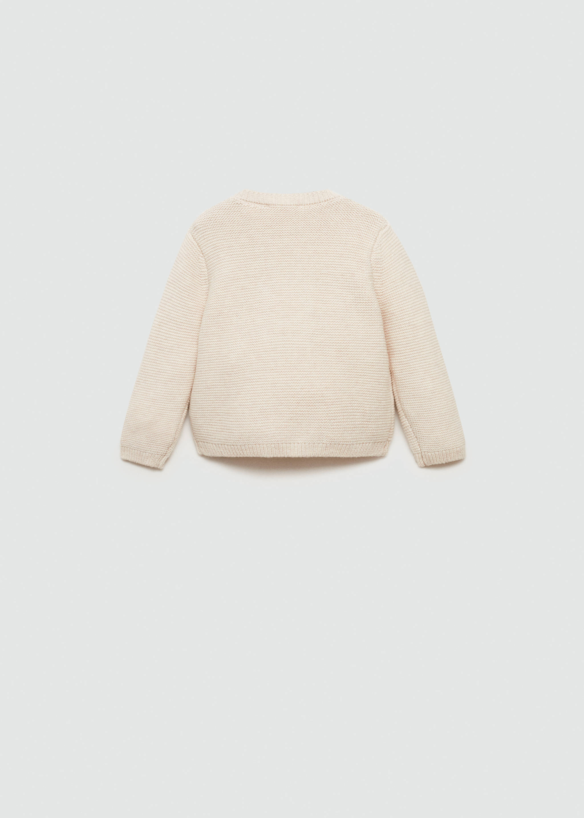 Camisola de malha com bolso - Verso do artigo