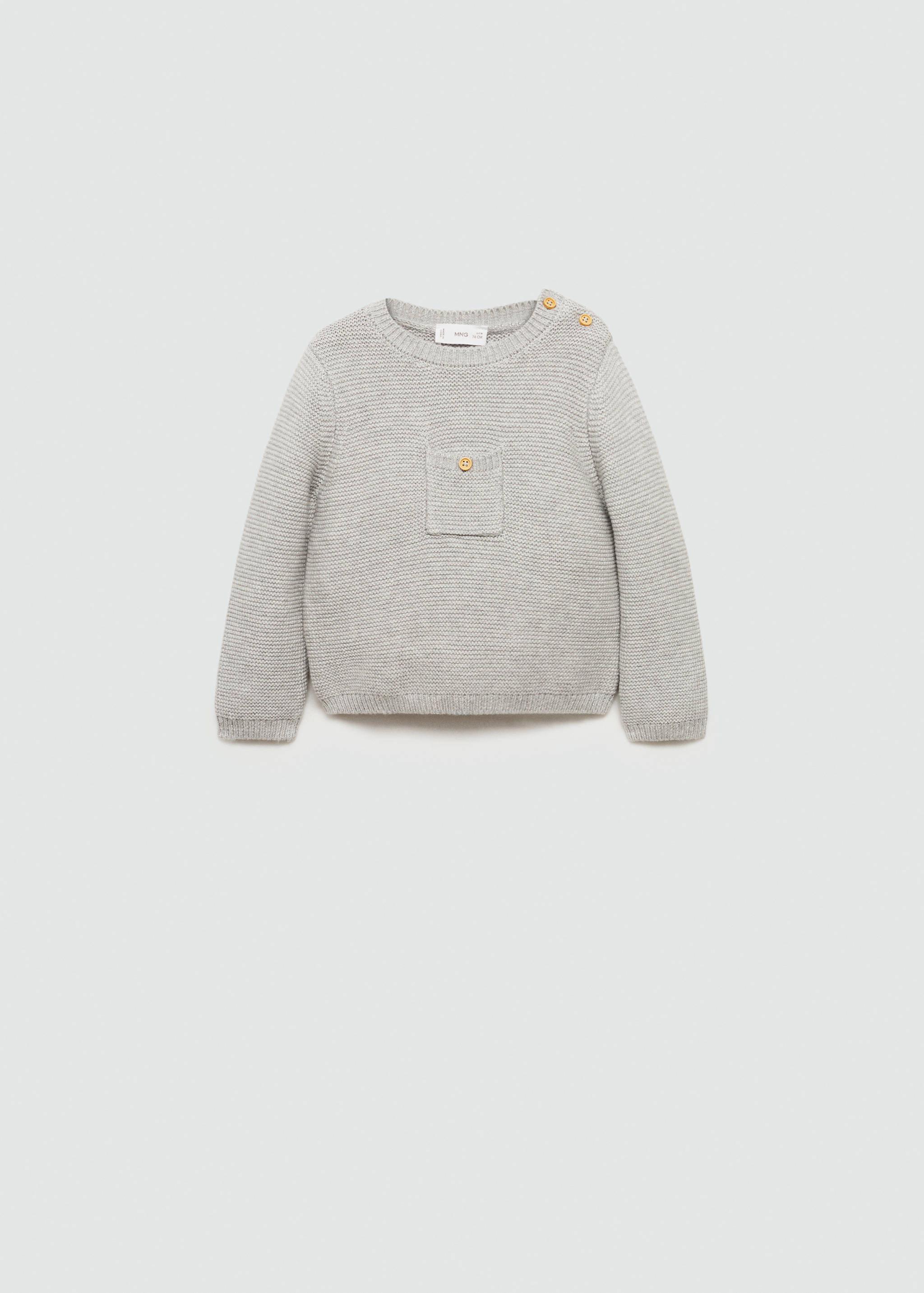 Camisola de malha com bolso - Artigo sem modelo