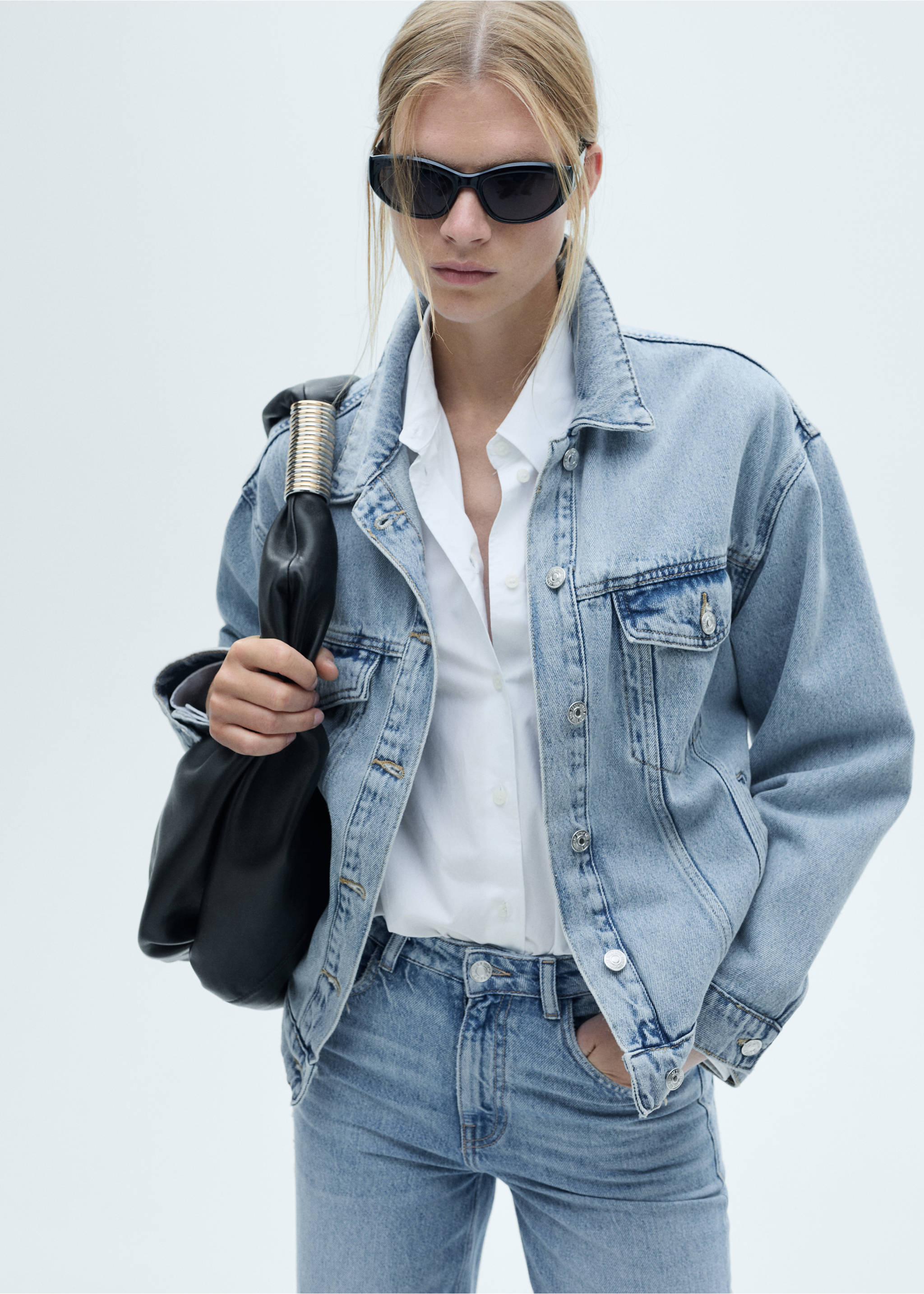 Jean Danila large taille haute - Plan moyen, Bleu moyen. Ref: 77044056-00.