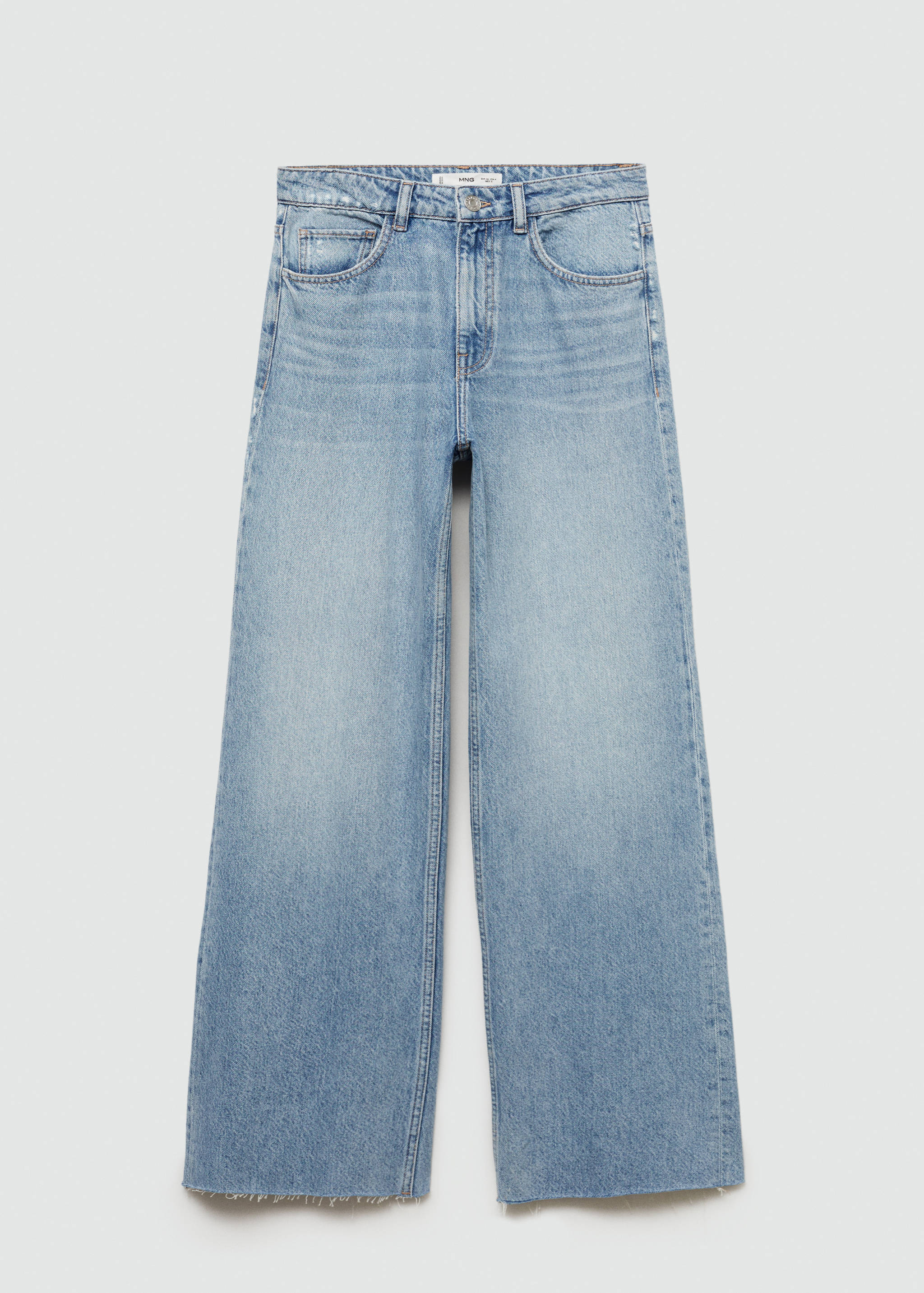 Jeans Danila wide leg tiro alto - Artículo sin modelo