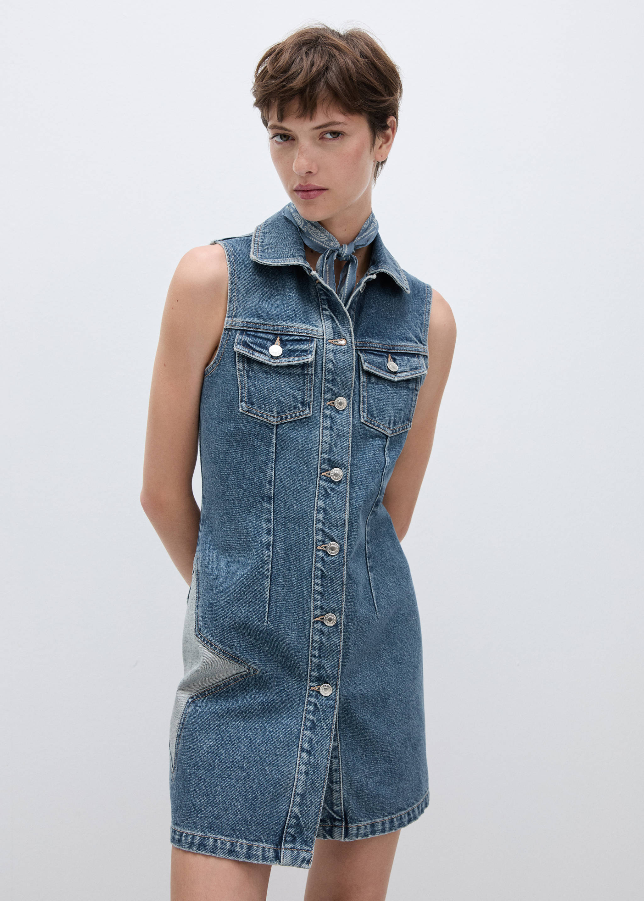 Star denim dress - Medium plane