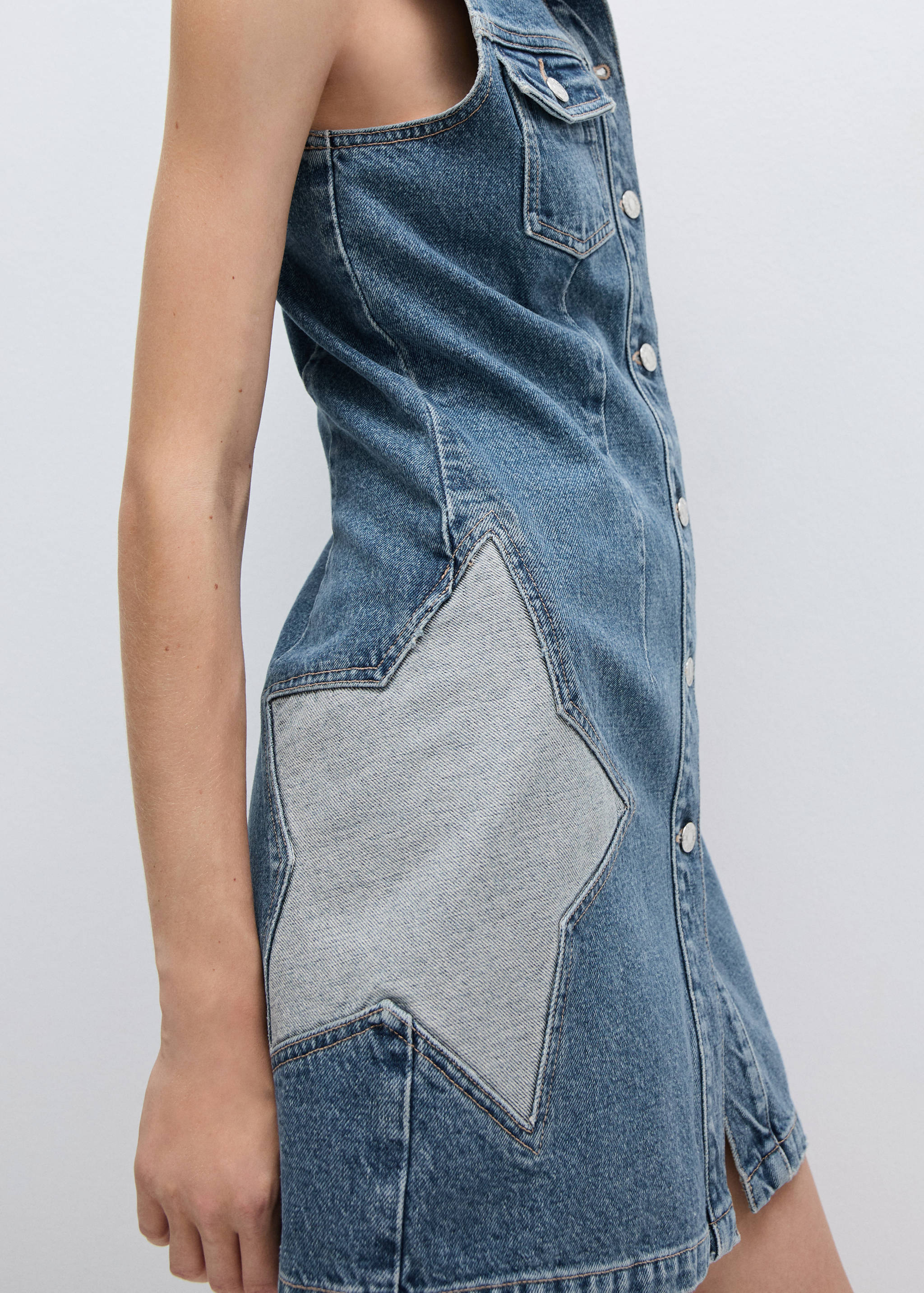 Star denim dress - Details of the article 6