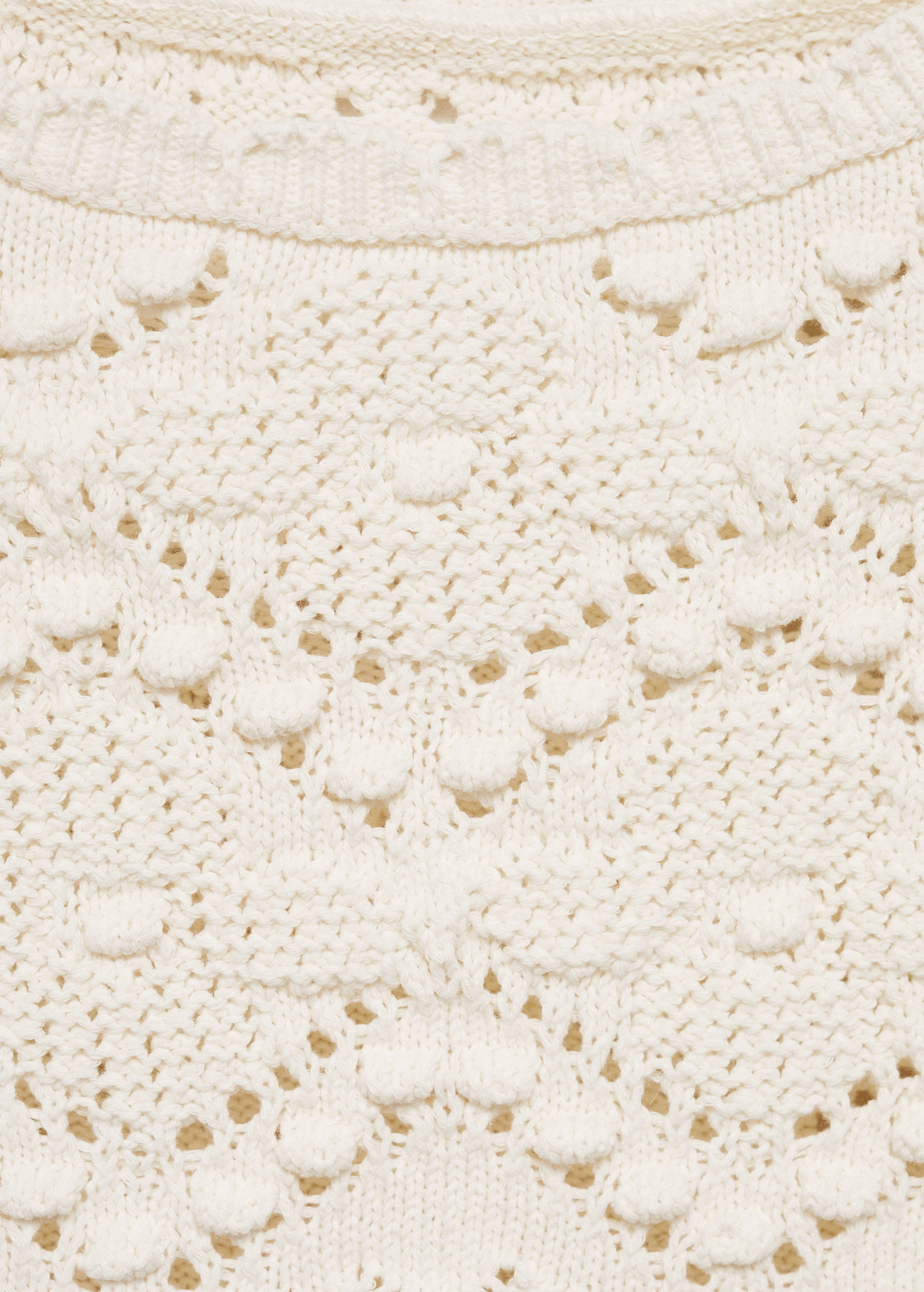 Open work-detail sweater - Details of the article 8