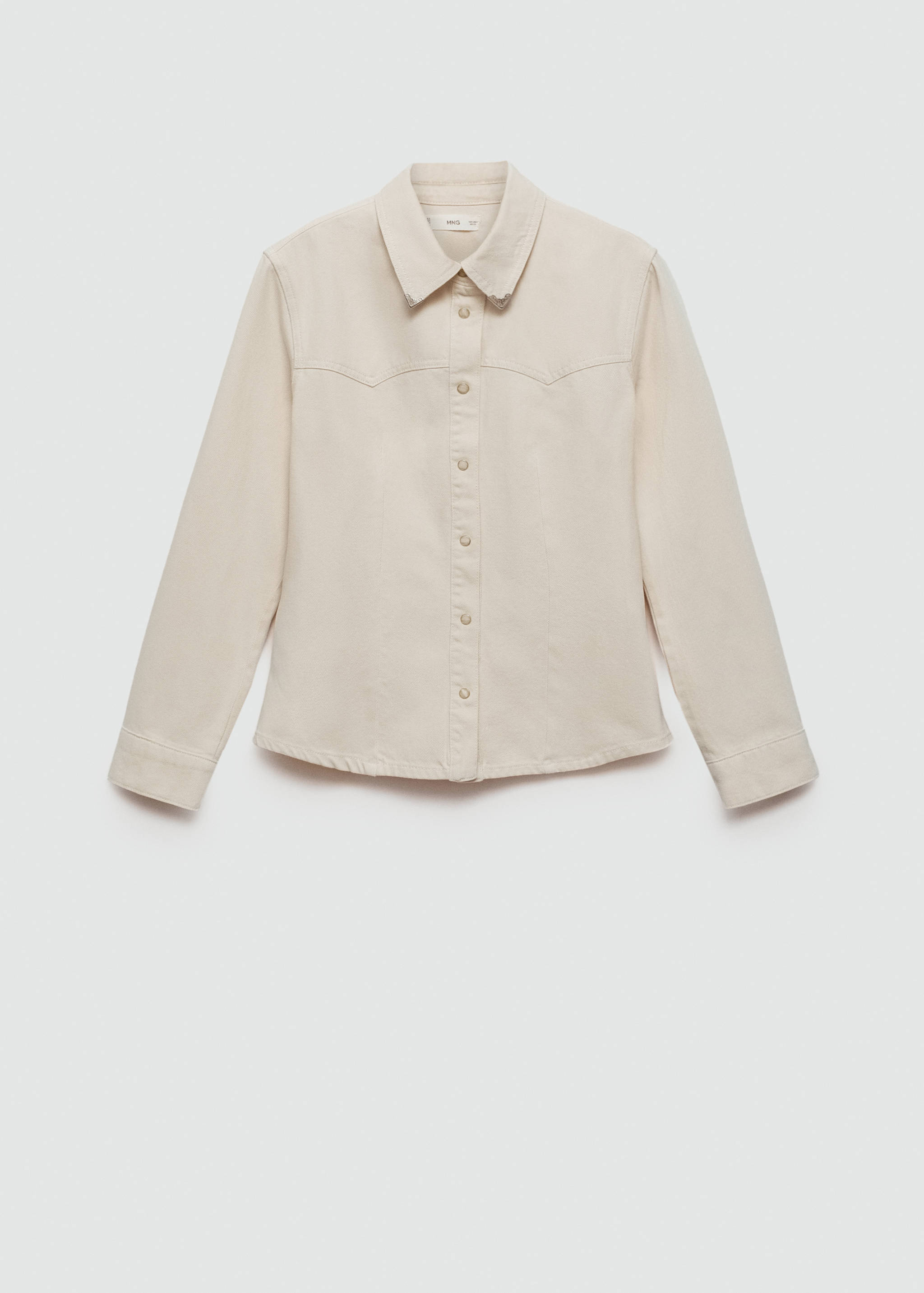 Fitted denim shirt - Article without model