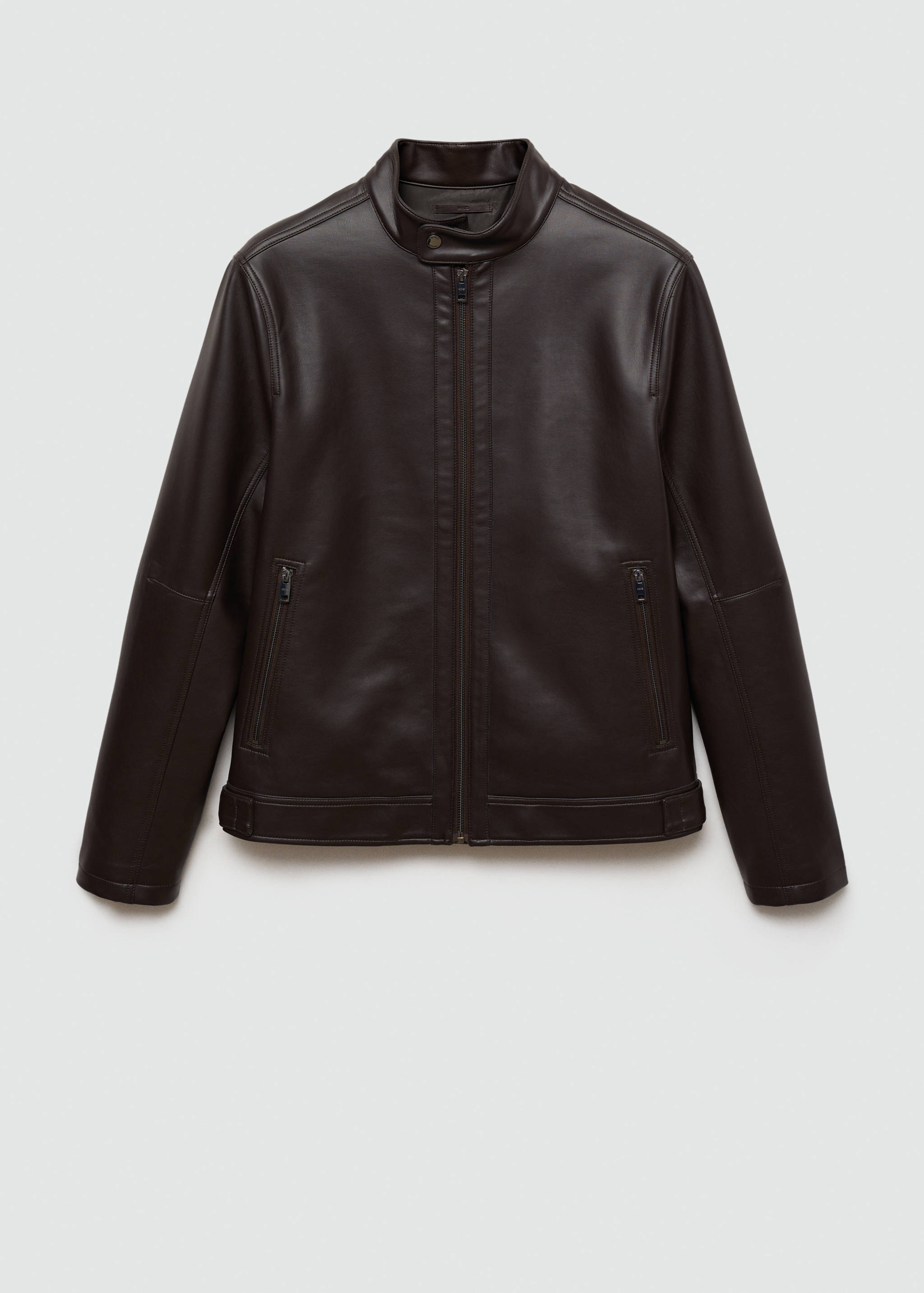 Nappa faux-leather jacket - Article without model
