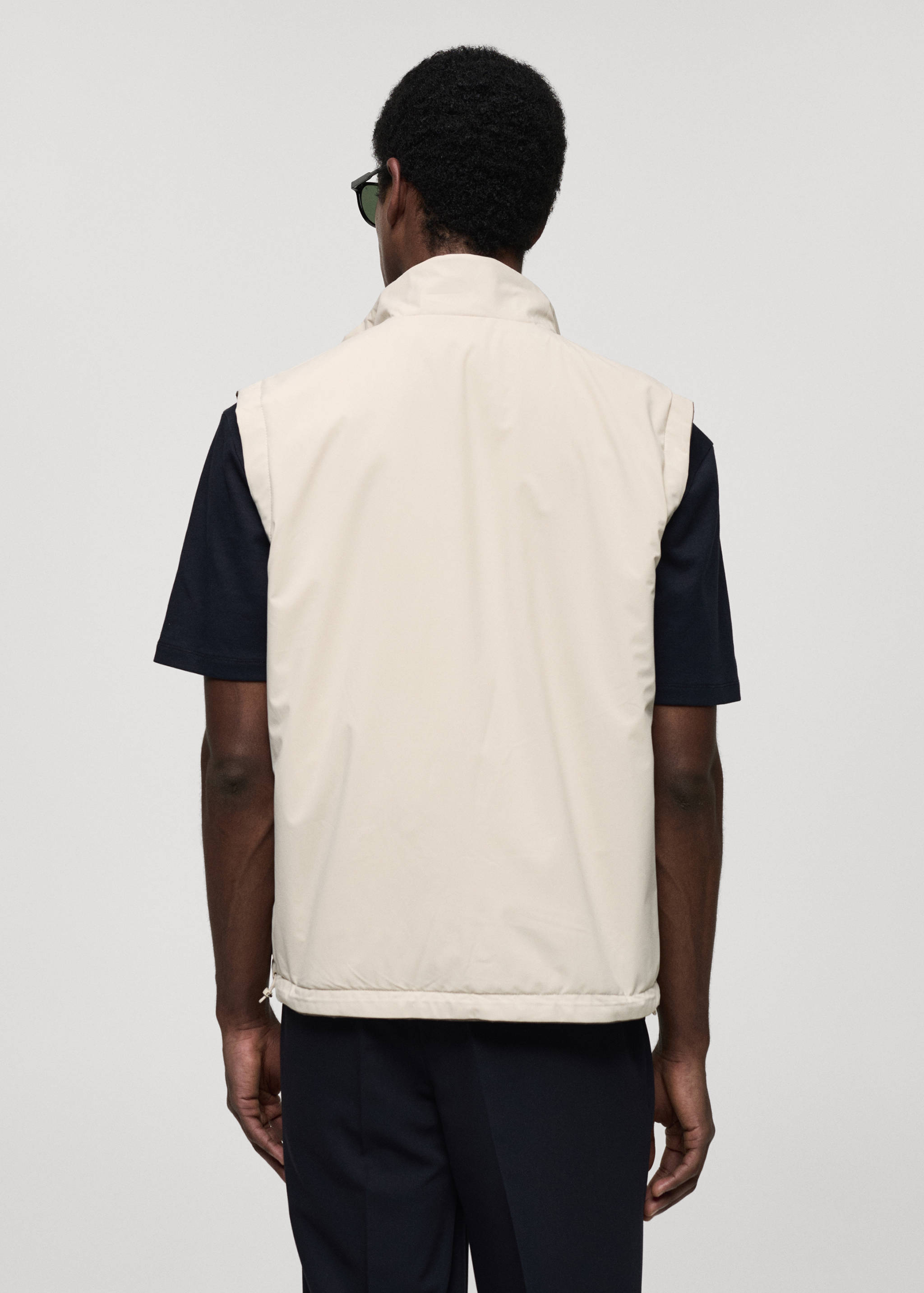 Chaleco reversible water repellent - Reverso del artículo