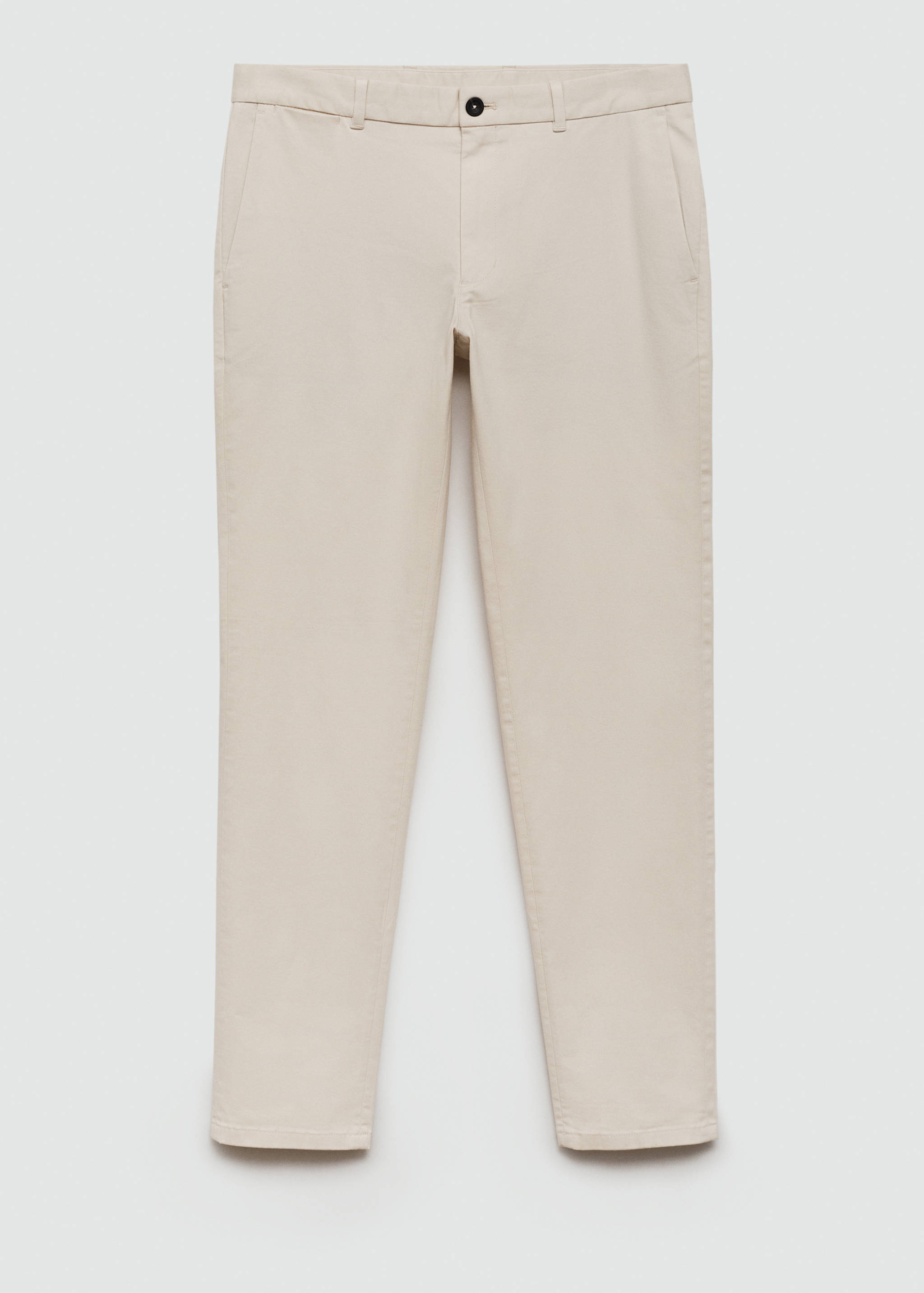 Slim fit serge chino trousers - Article without model