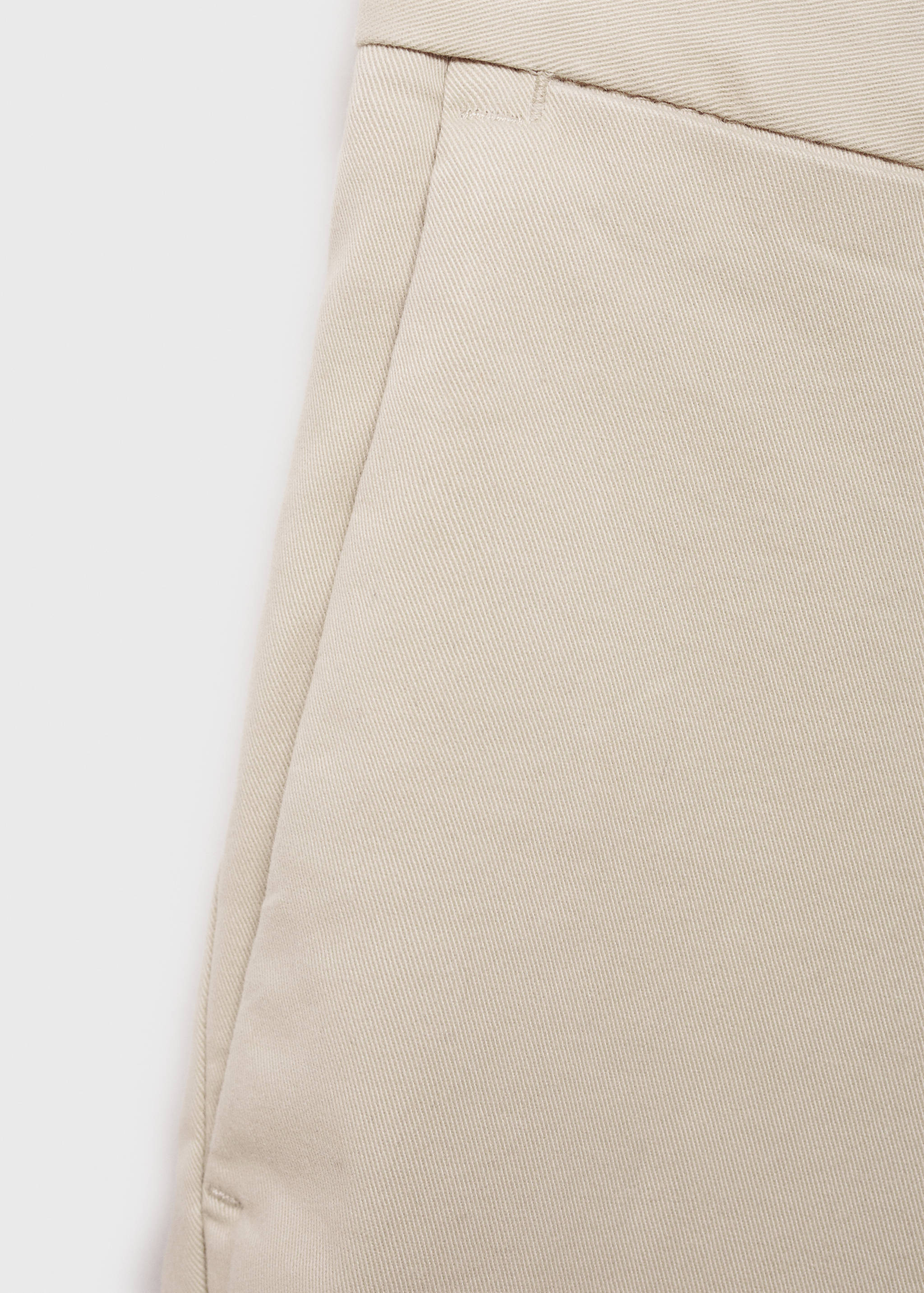 Slim fit serge chino trousers - Details of the article 0