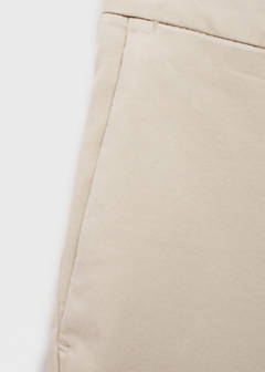 Slim fit serge chino trousers — Sand 9