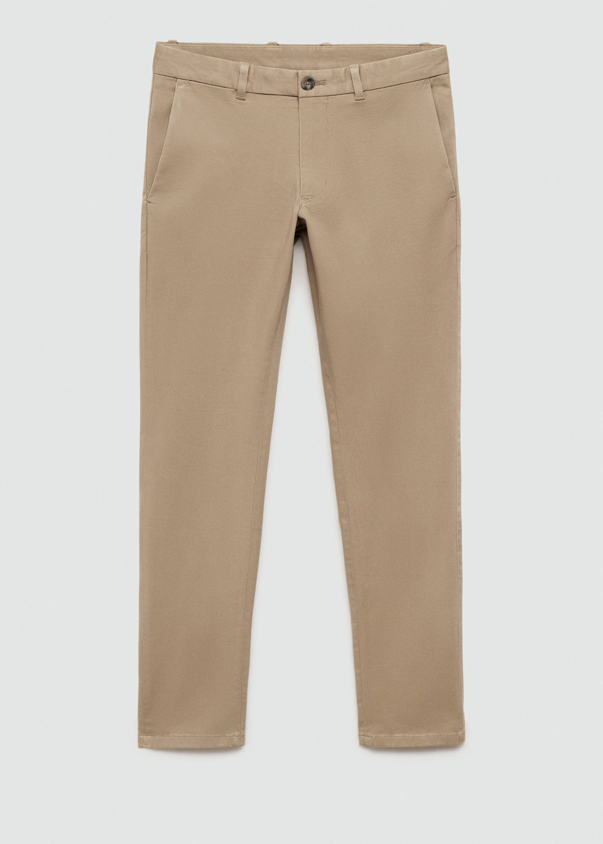 Slim fit serge chino trousers - Article without model