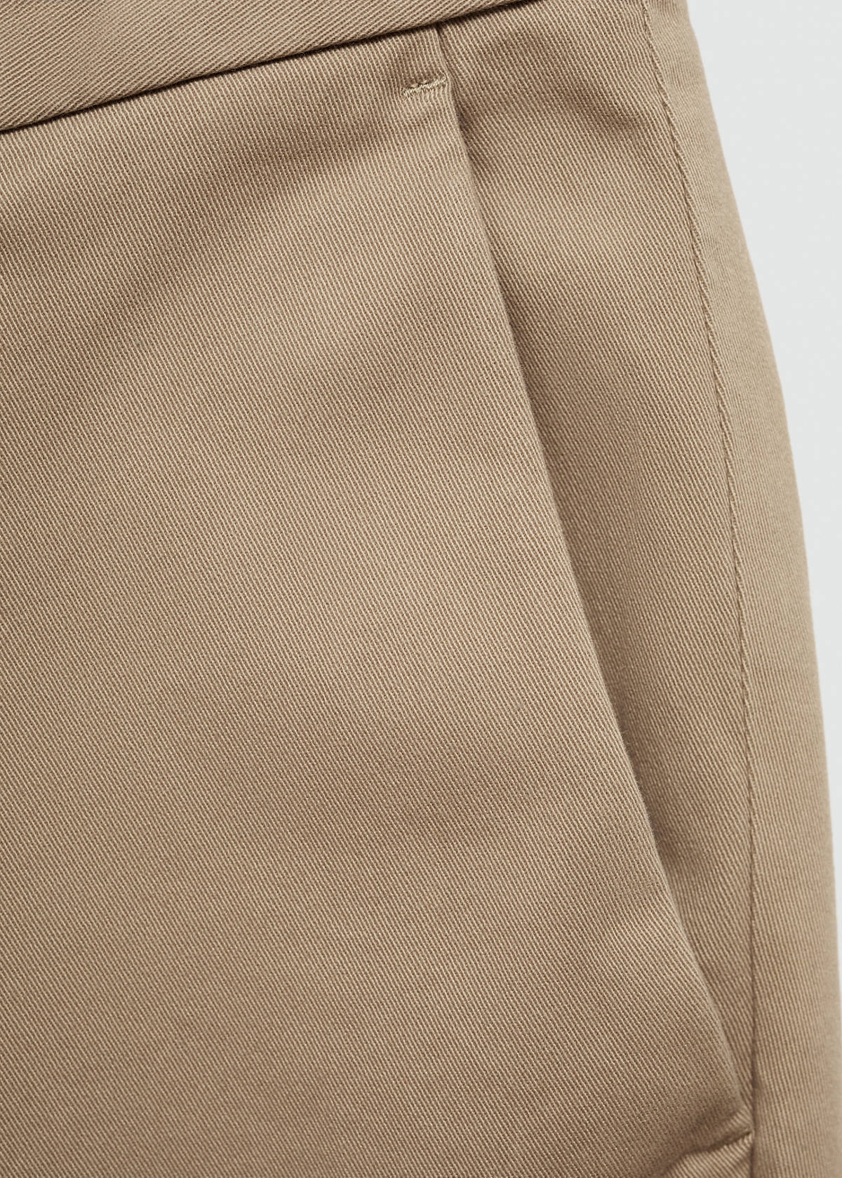 Slim fit serge chino trousers — Beige