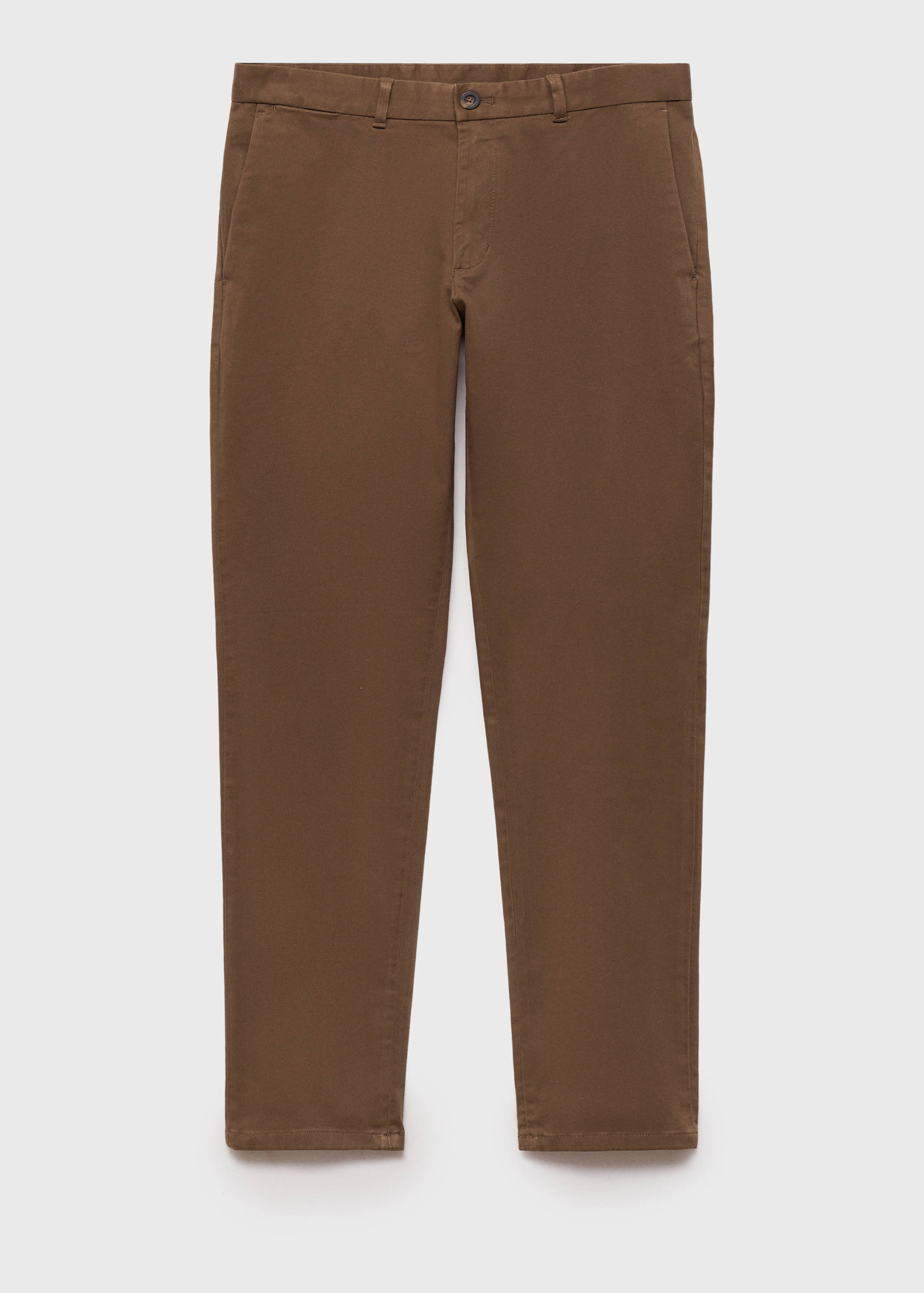 Slim fit serge chino trousers - Article without model