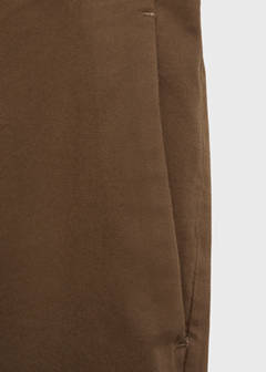 Slim fit serge chino trousers — Brown 9