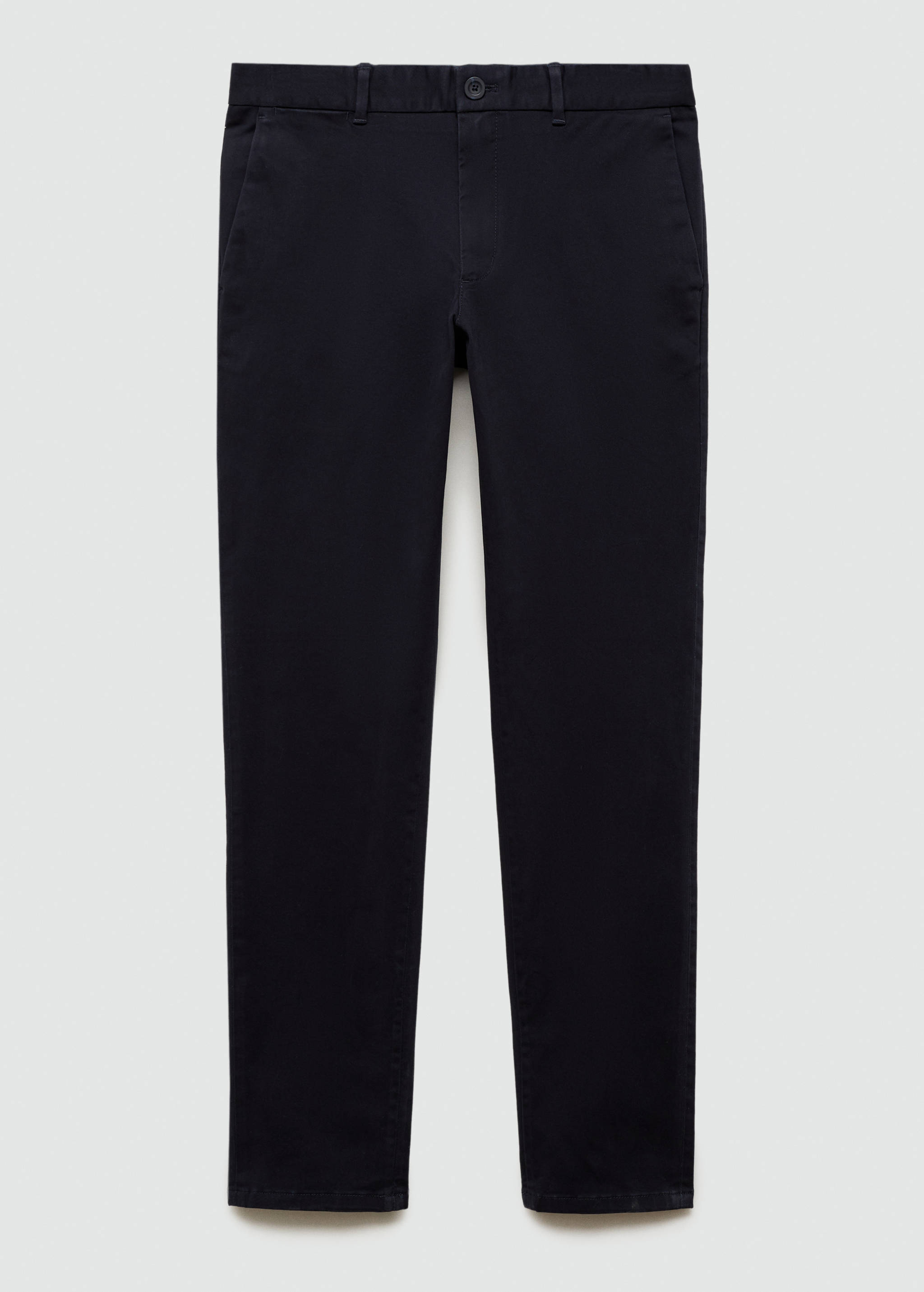 Slim fit serge chino trousers - Article without model