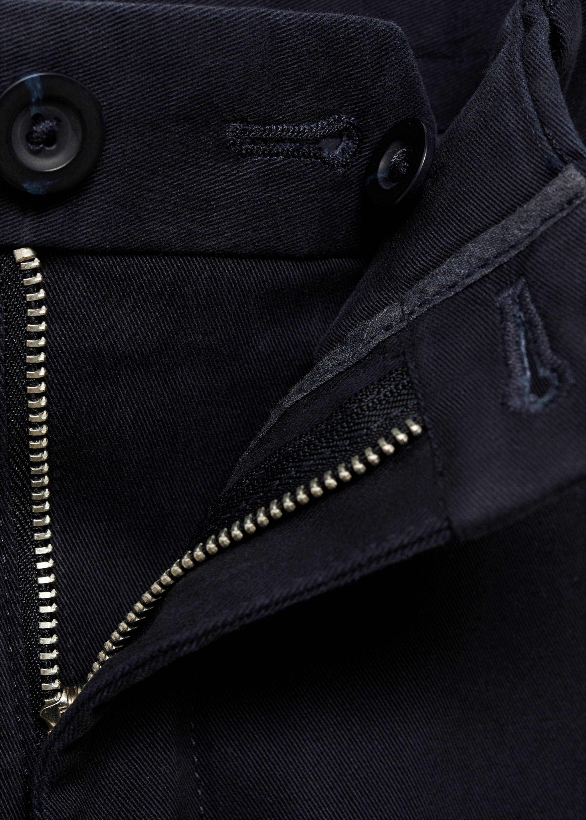Slim fit serge chino trousers - Details of the article 8