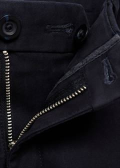 Slim fit serge chino trousers — Dark Navy 8