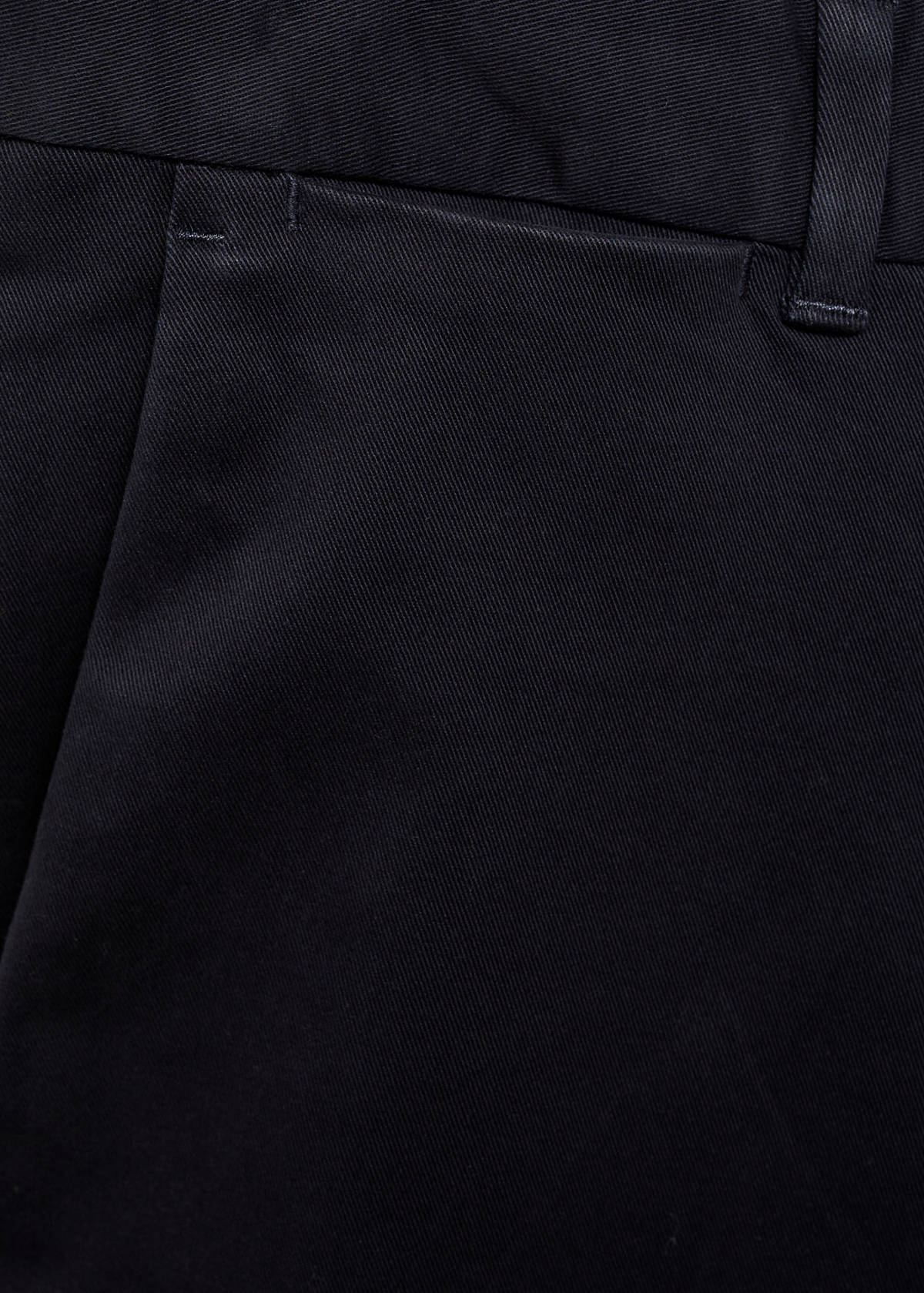Slim fit serge chino trousers — Dark Navy
