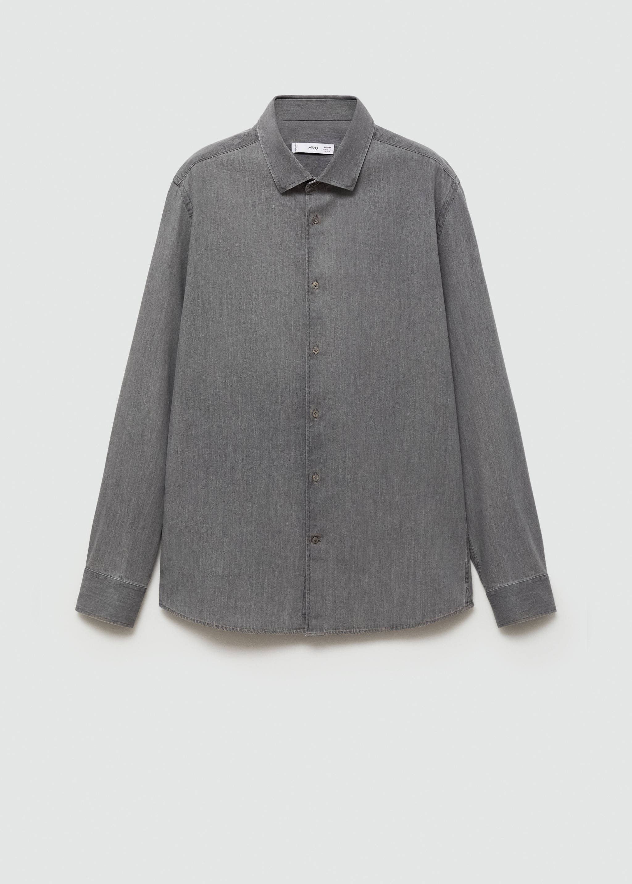 Chemise regular-fit chambray coton - Article sans modèle