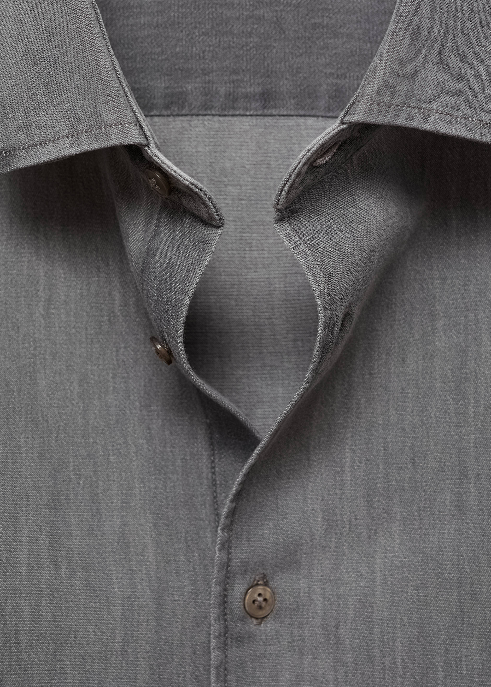 Chemise regular-fit chambray coton - Détail de l'article 8