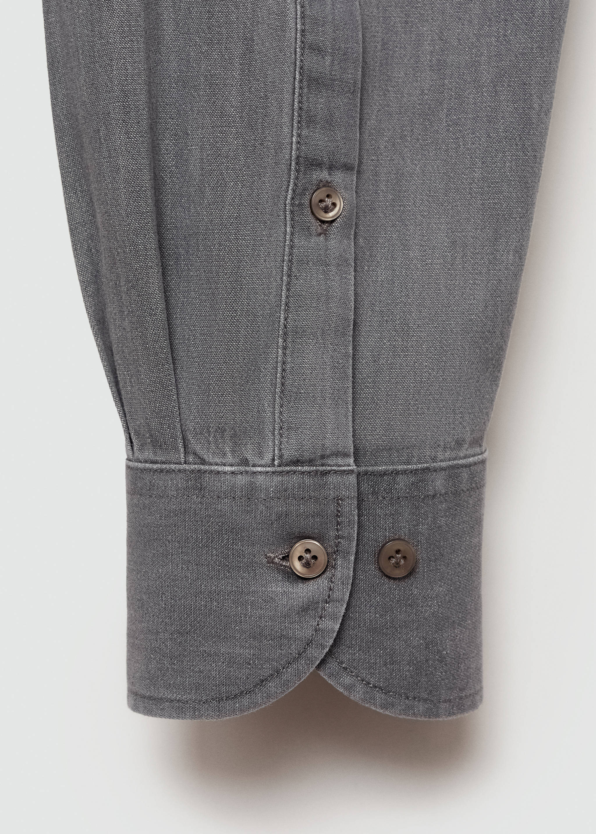 Chemise regular-fit chambray coton - Détail de l'article 0