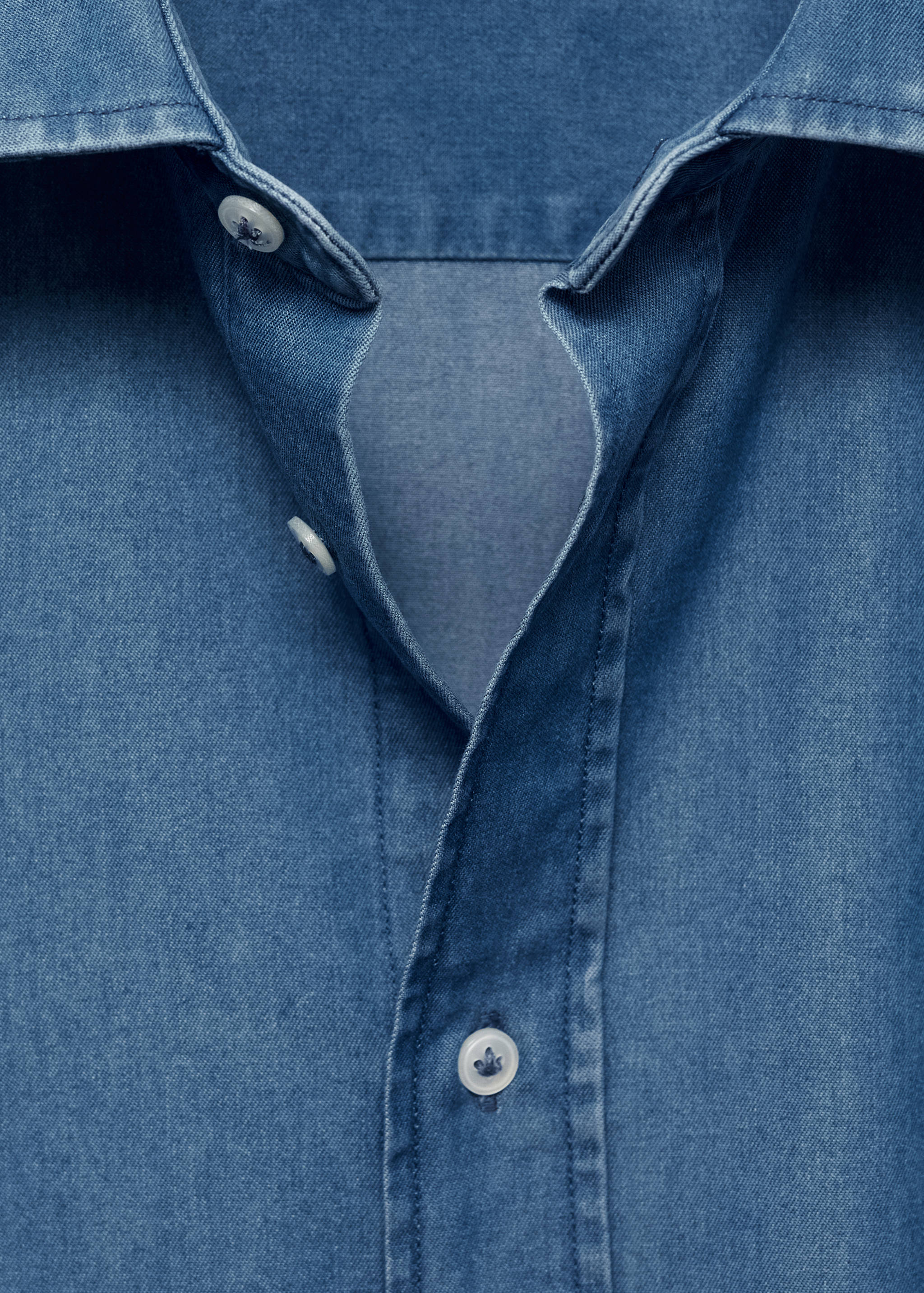 Chemise slim fit coton chambray - Détail de l'article 8