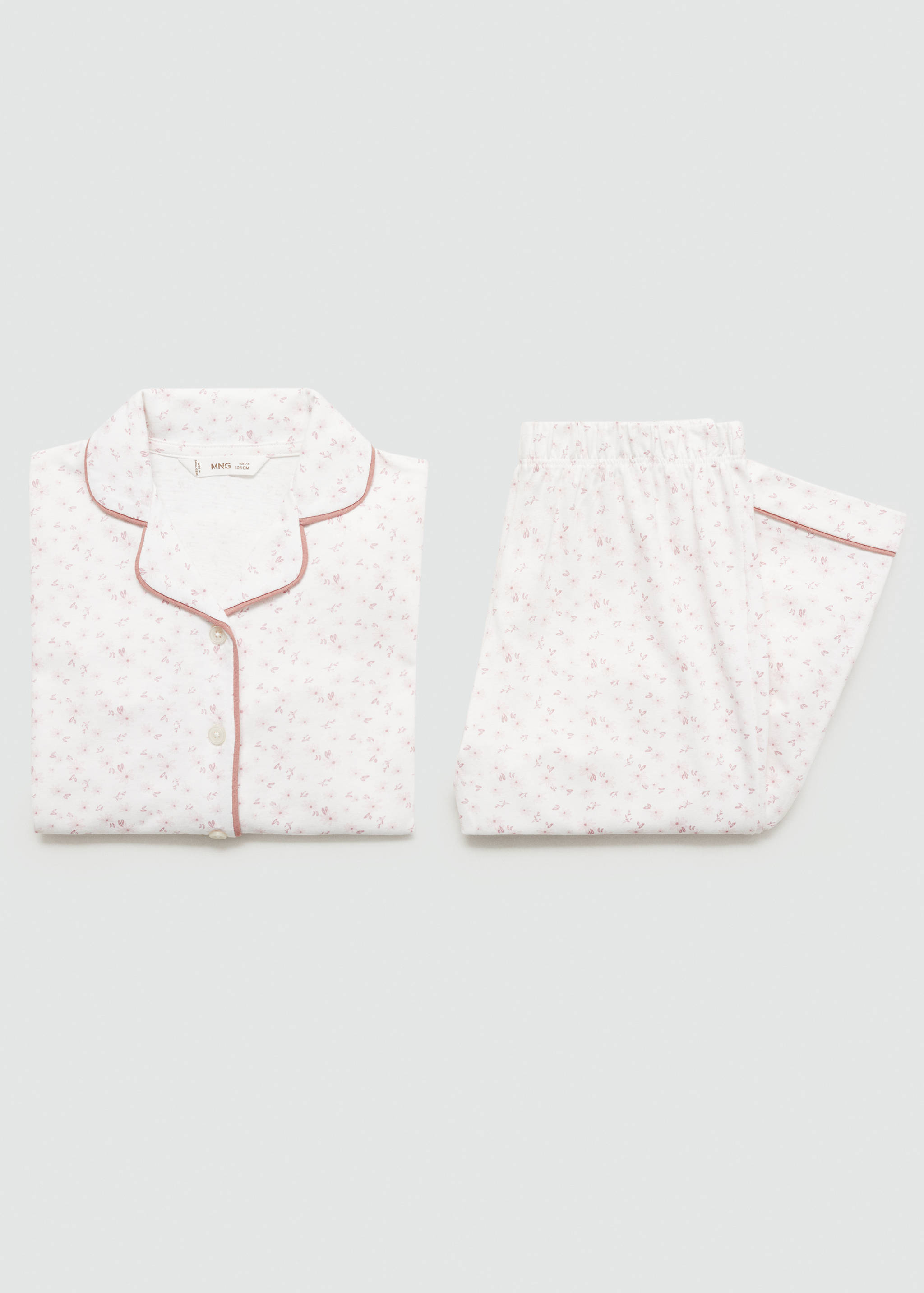 Printed cotton pyjamas - Details of the article 0