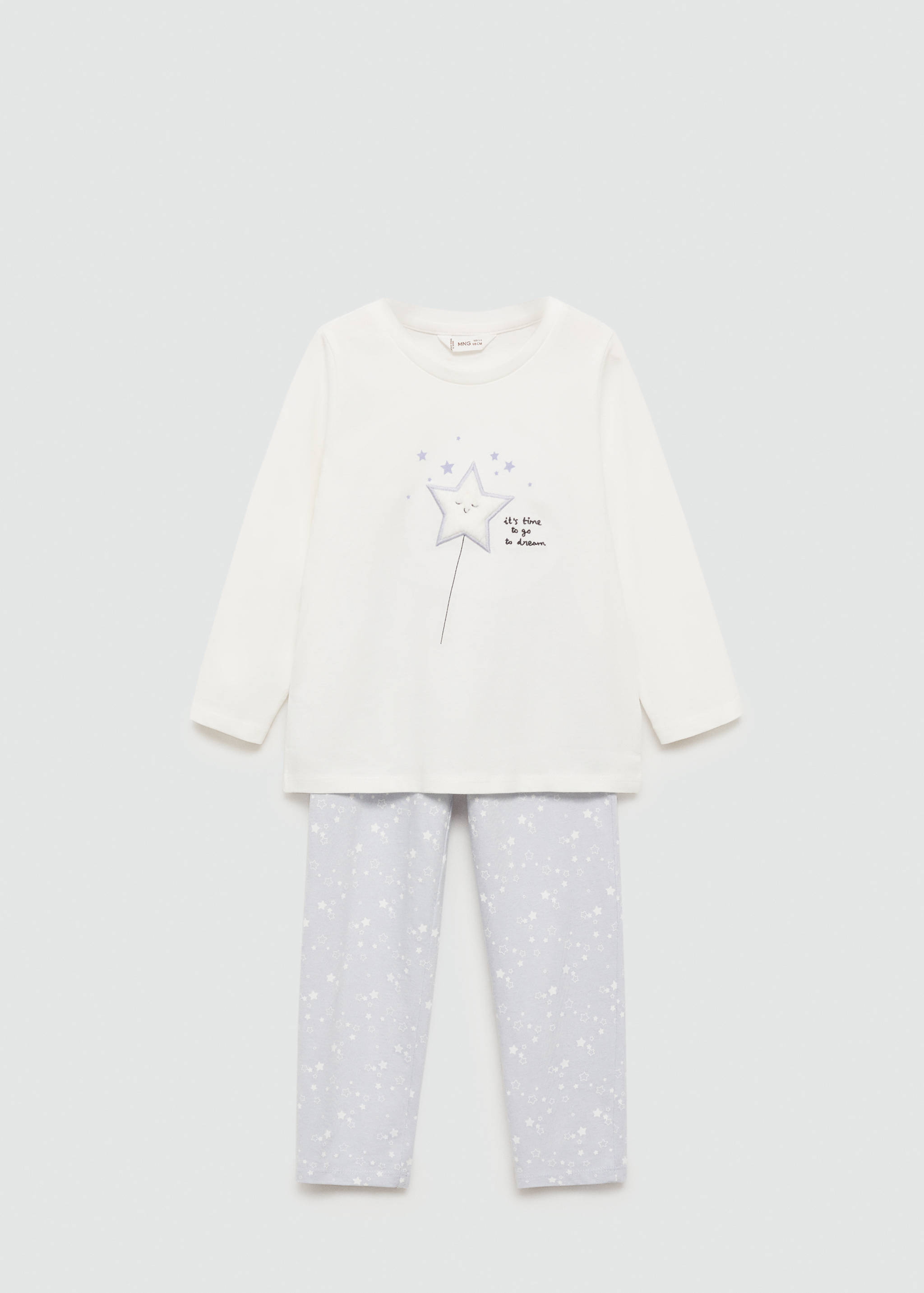 Long star-print pyjamas - Article without model